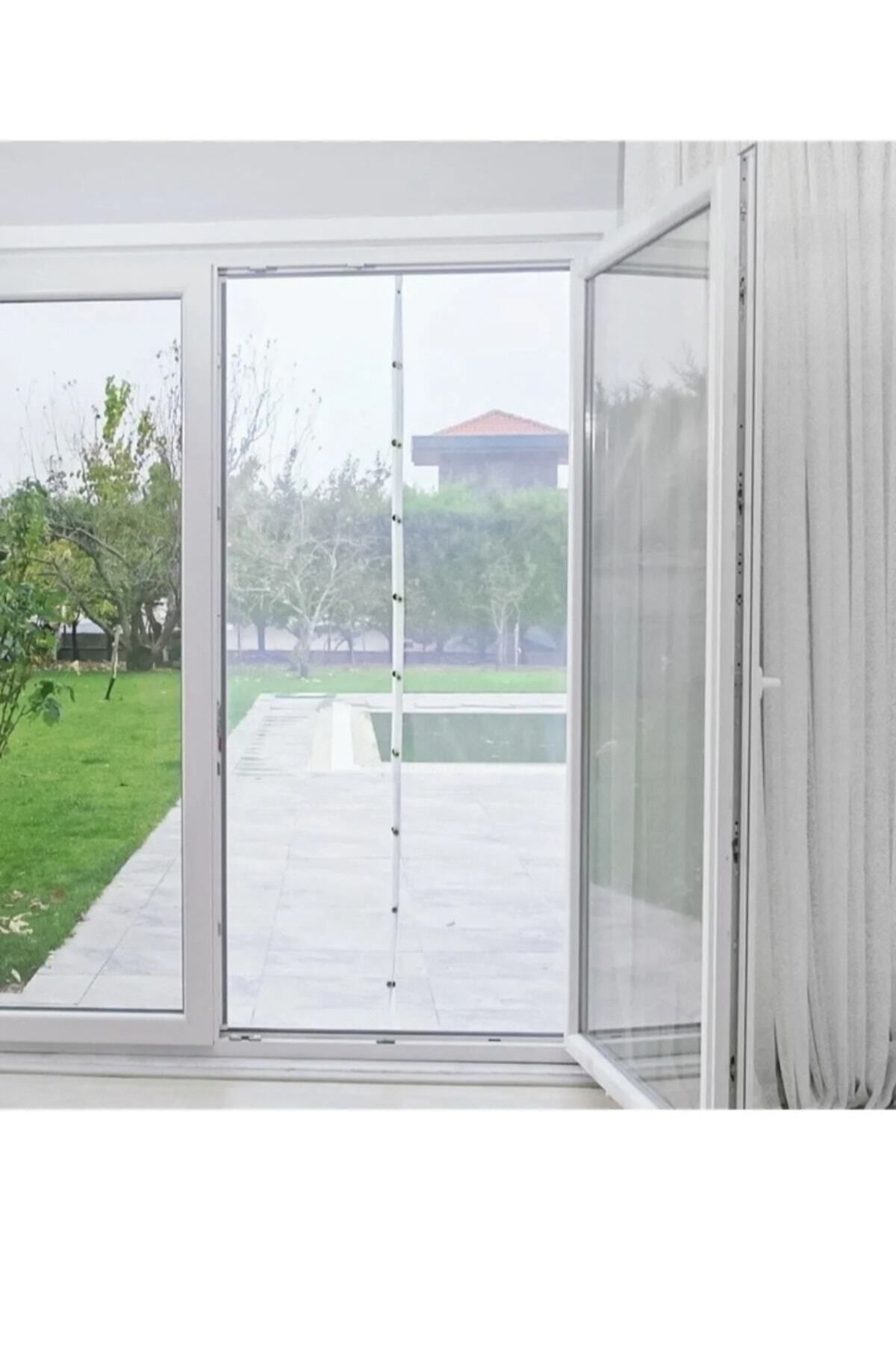 2 Adet Tül Mıknatıslı Kapı Sinekliği 60x210 Cm - 2