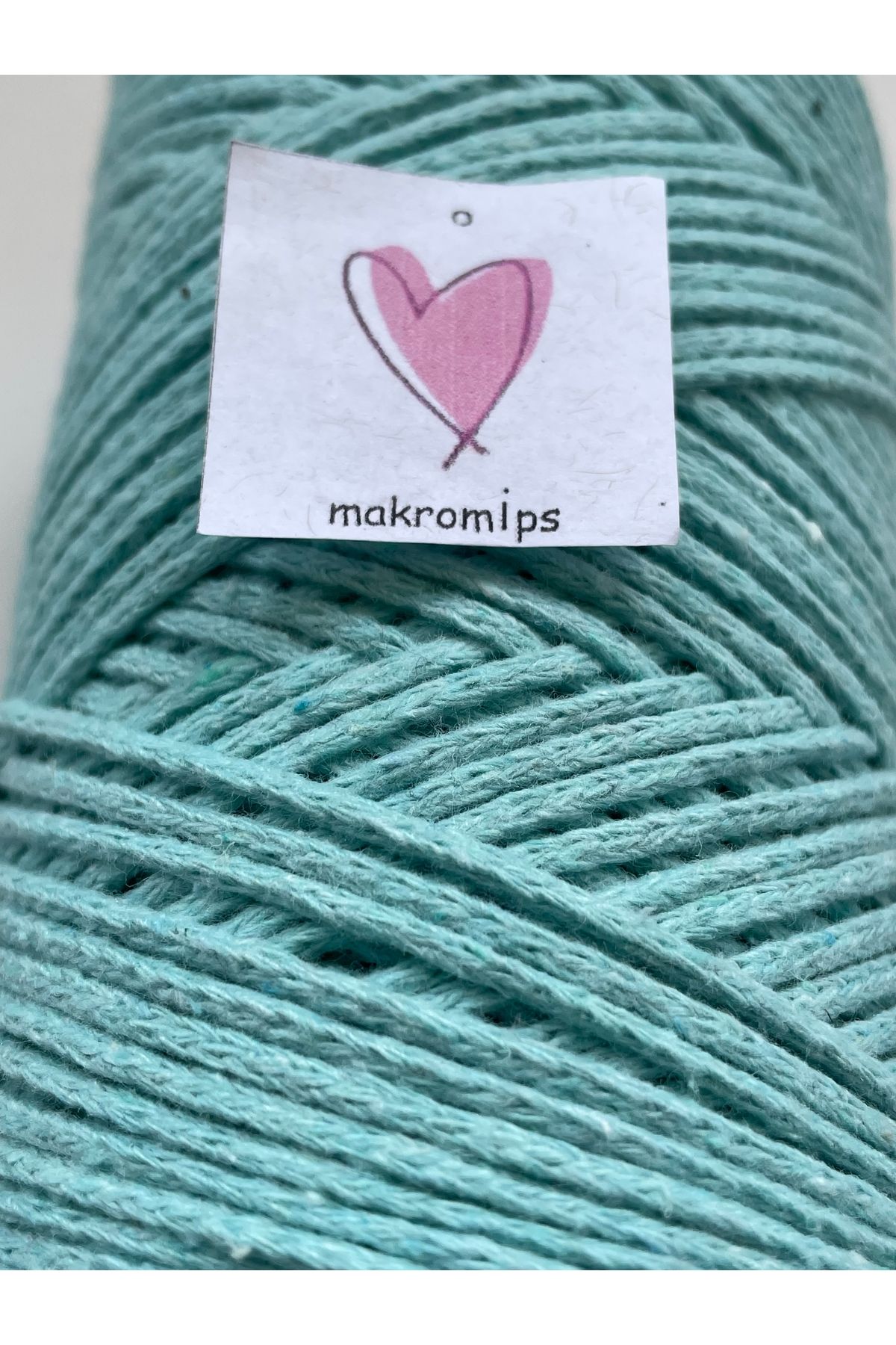 Makromİps-MACROME STRING (250gr-185m-2mm) PREMIUM COTTON COTTON ROUND HOBBY BAG STRING STRING 2