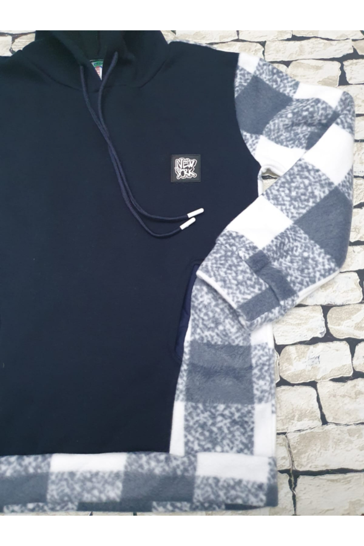 سویشرت پسرانه آبی سرمه ای rainkids | Yumuşak Bir Battaniye Gibi اورجینال - تصویر 6