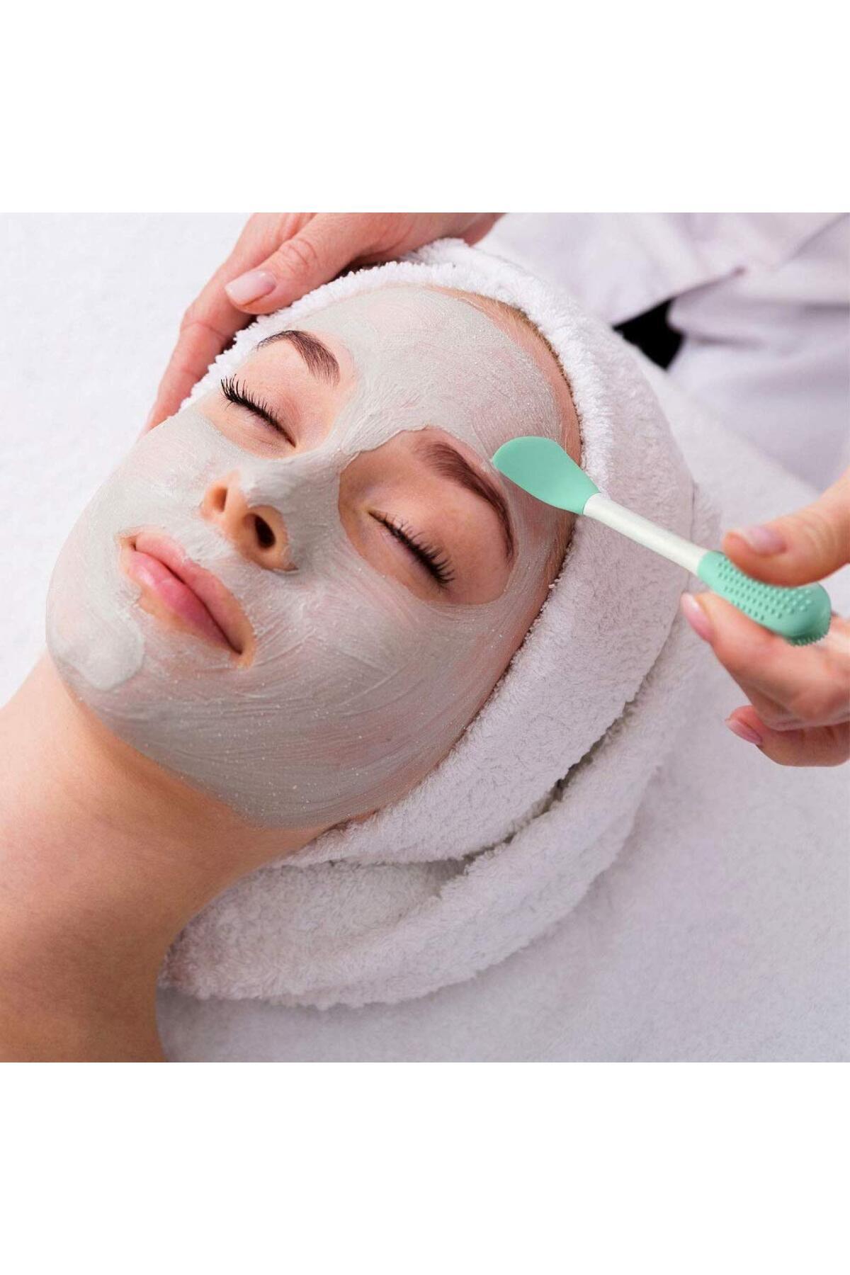 Çift Taraflı Silikon Yüz Maskesi Uygulama Ve Peeling Fırçası — TYCO7H8IHN170535031969905 — تصویر 2 از 3