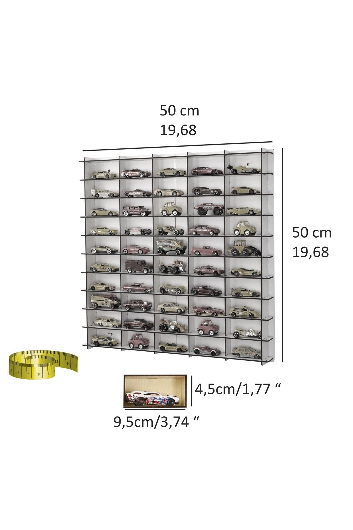 Pleksi Kapak 1/64 Matchbox Oyuncak Hobi Koleksiyon Model,Akrilik Kapaklı Araba Rafı
