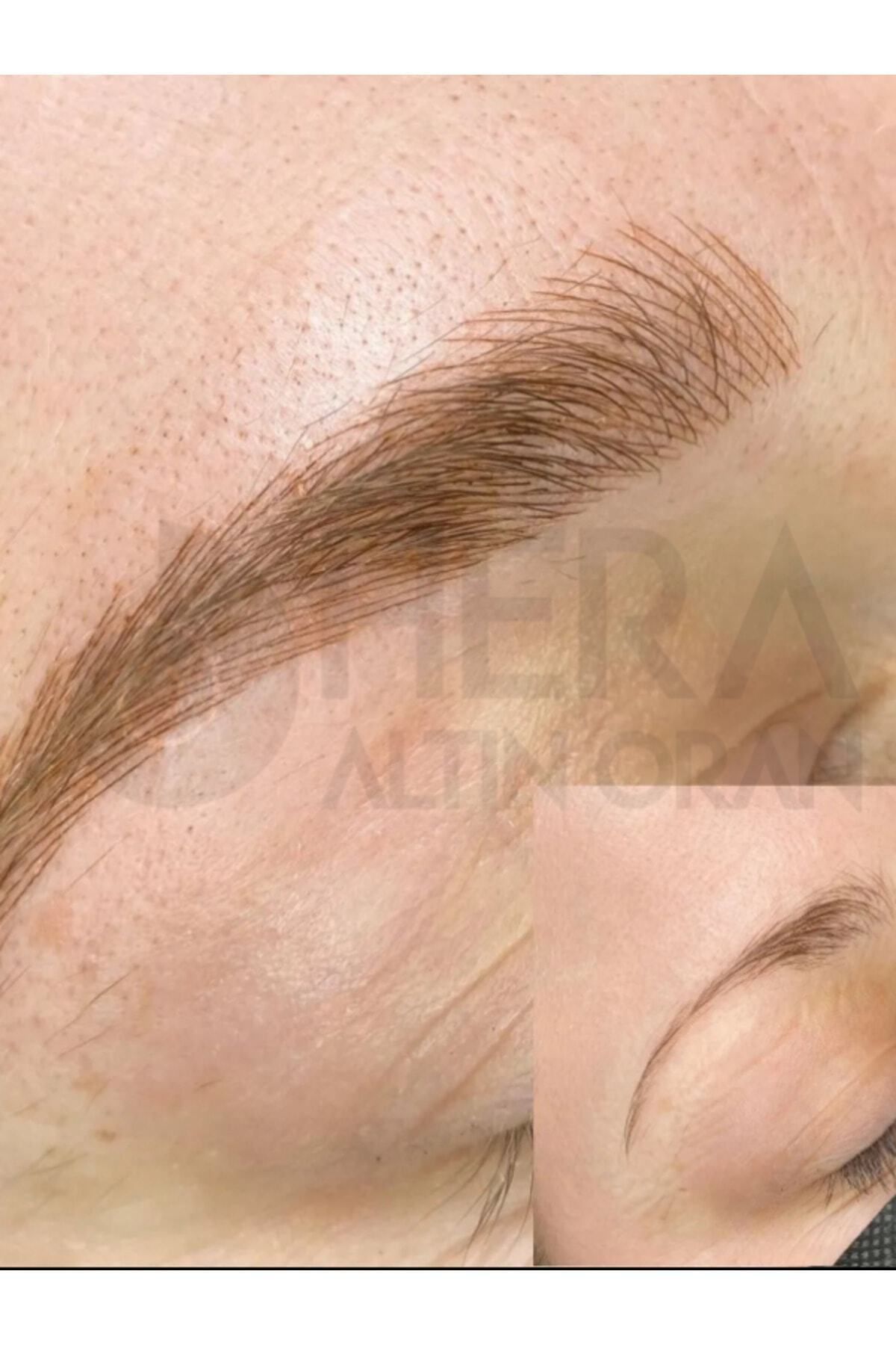 رنگ ابرو چند 5 میل آرایش دائمی و میکروبلادینگ کاپوچینو دو برابر Hera Altın Oran