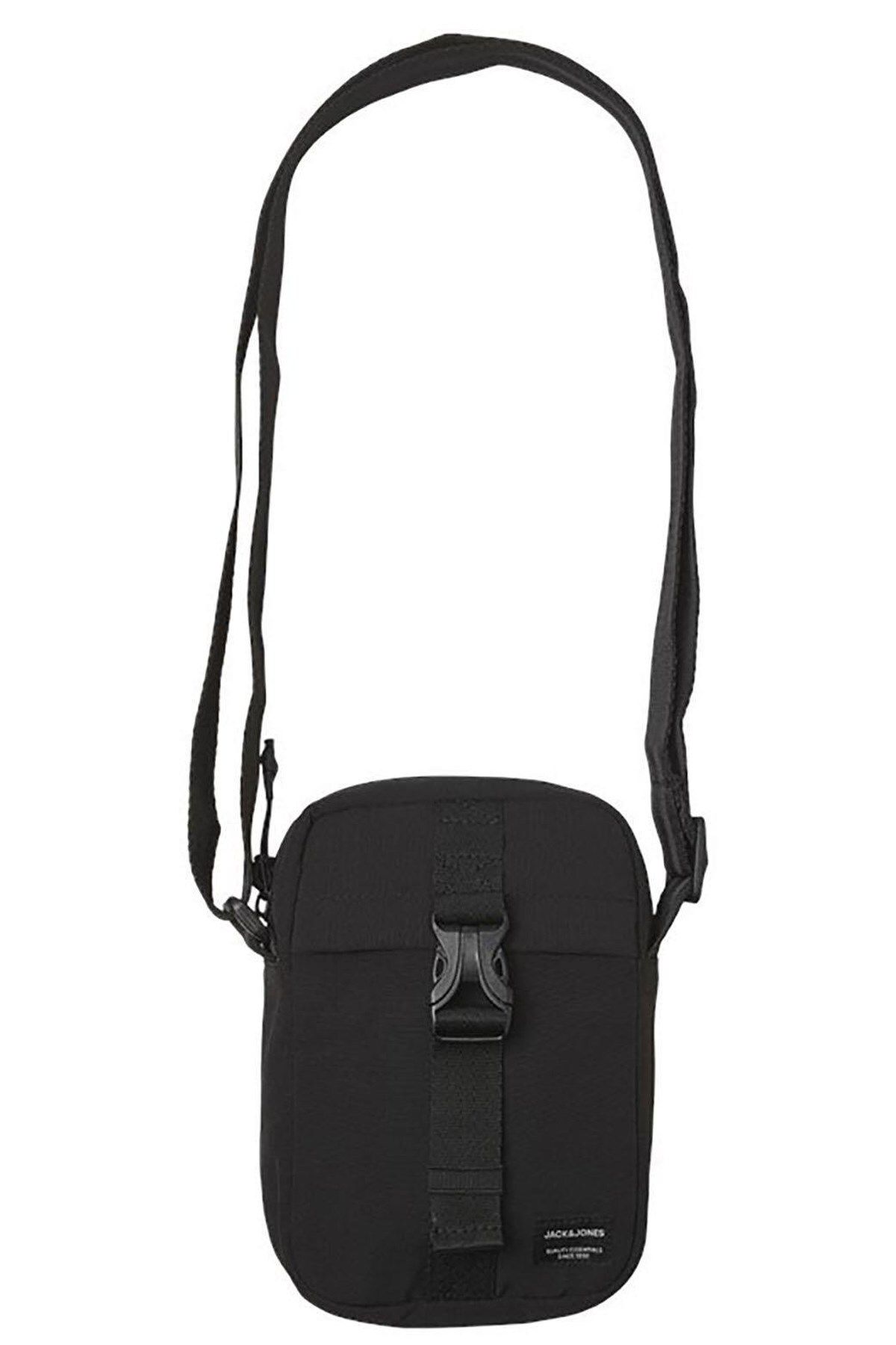 کیف کمری مشکی مردانه سیاه Jack Jones صلیب 12233477 Jack & Jones
