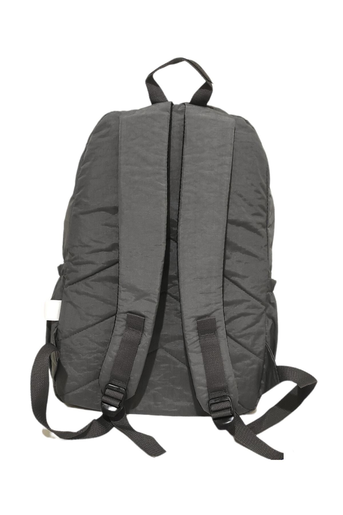 RKY SERENITY-Relaxion Gray Waterproof Clinker Fabric Multi-Compartment Backpack with Large Internal Volume 4