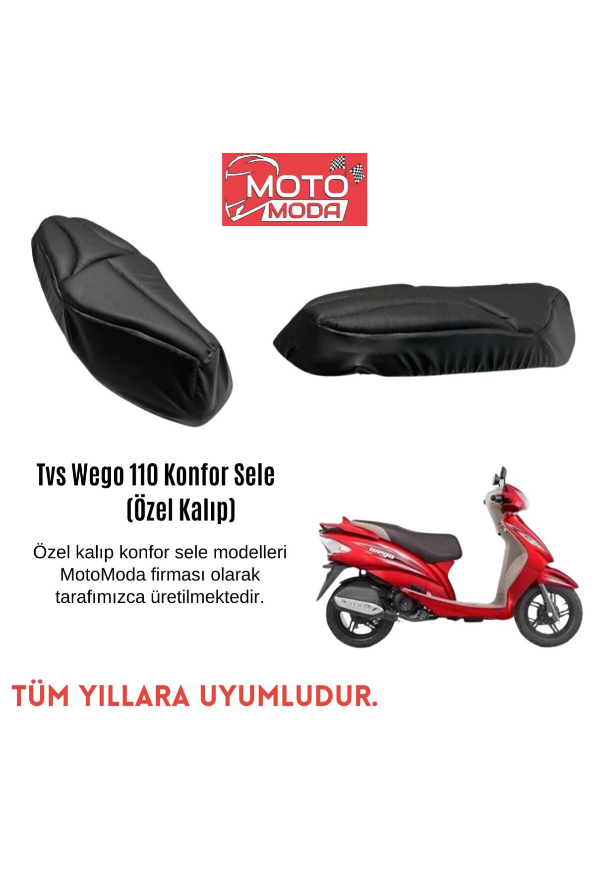MotoModa Tvs Wego 110 Comfort Saddle Trendyol