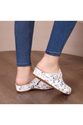 Fatex Çicek Desenli Ev Hastane Doktor Hemşire Sabo Terlik
