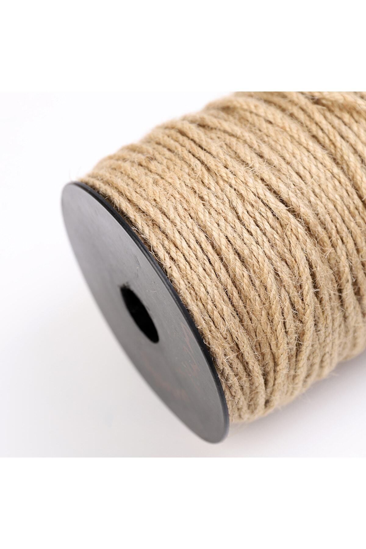 TATLI GÜNLER Eba 6mm Jute Rope Hemp Tether Rope Rope 80 Mt - Trendyol