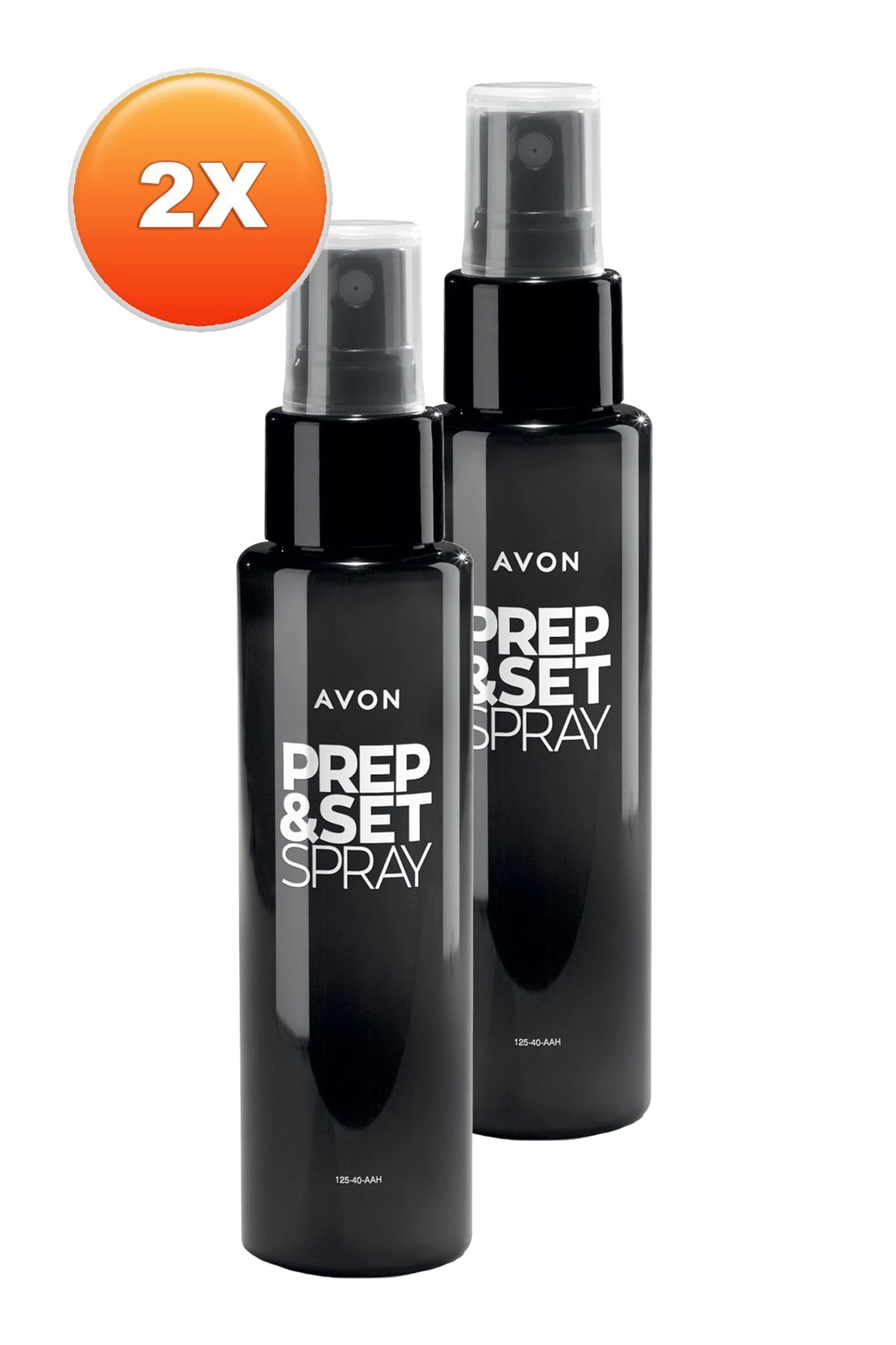 اسپری فیکس کننده آرایش 125 میلی لیتری اسپری را آماده و تنظیم کنید. مجموعه دو تایی Avon