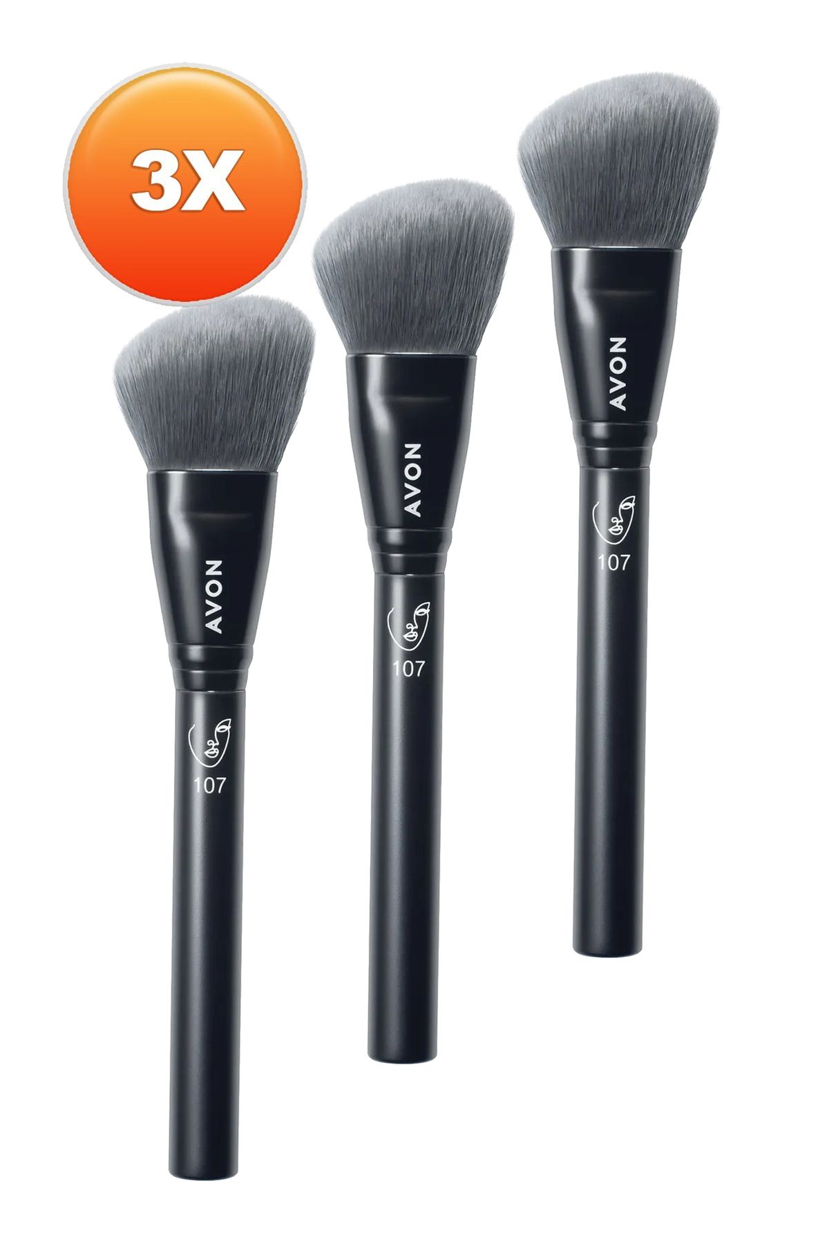 ست سه تایی براش رژ گونه زاویه دار Avon