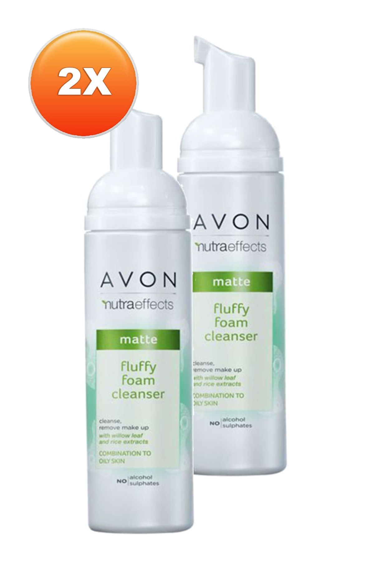 پاک کننده فوم مات کرکی Nutra Effects 150 میلی لیتر. مجموعه دو تایی Avon