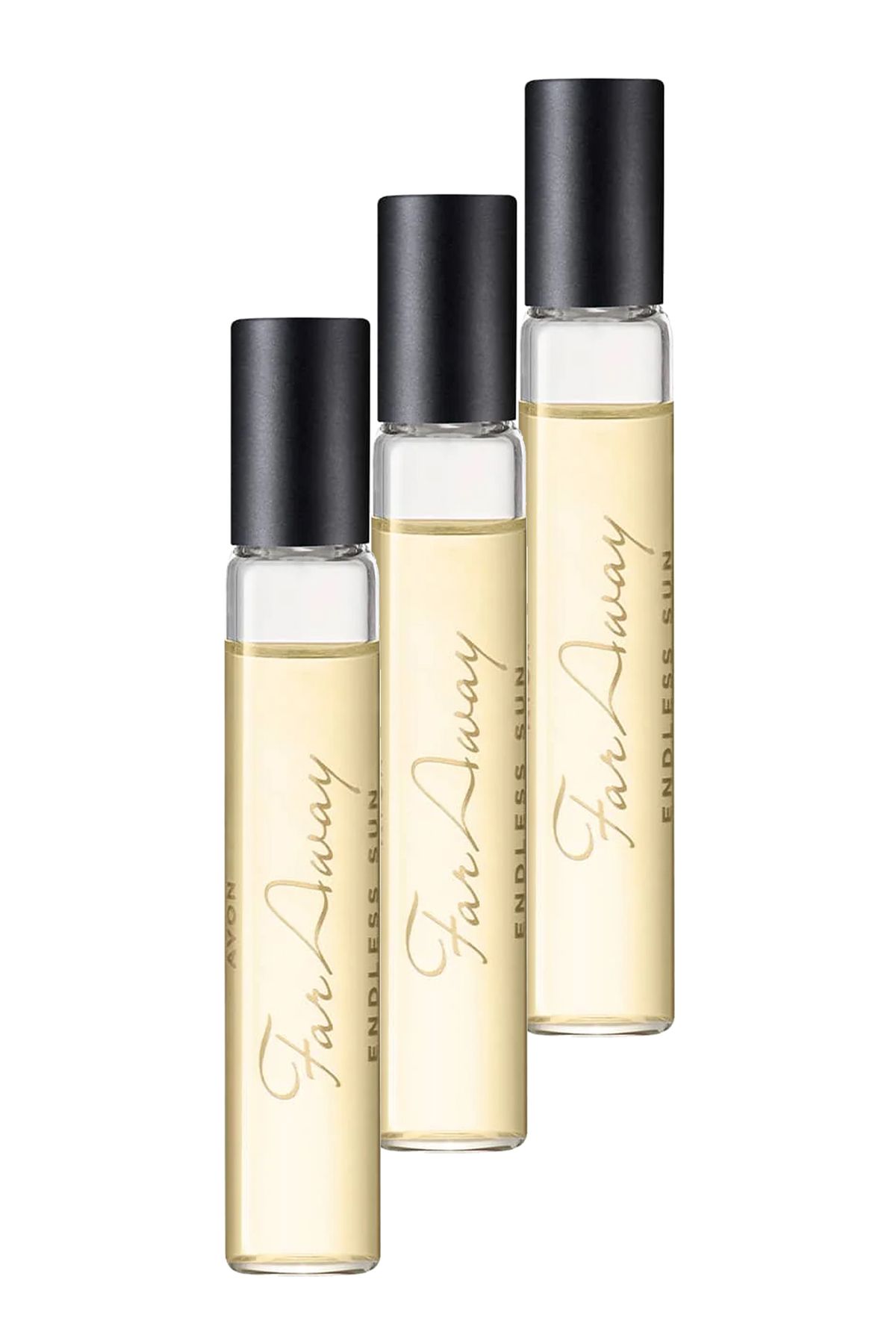 کیسه عطر زنانه Far Away Endless Sun سایز Edp 10 میلی لیتر. مجموعه سه تایی Avon