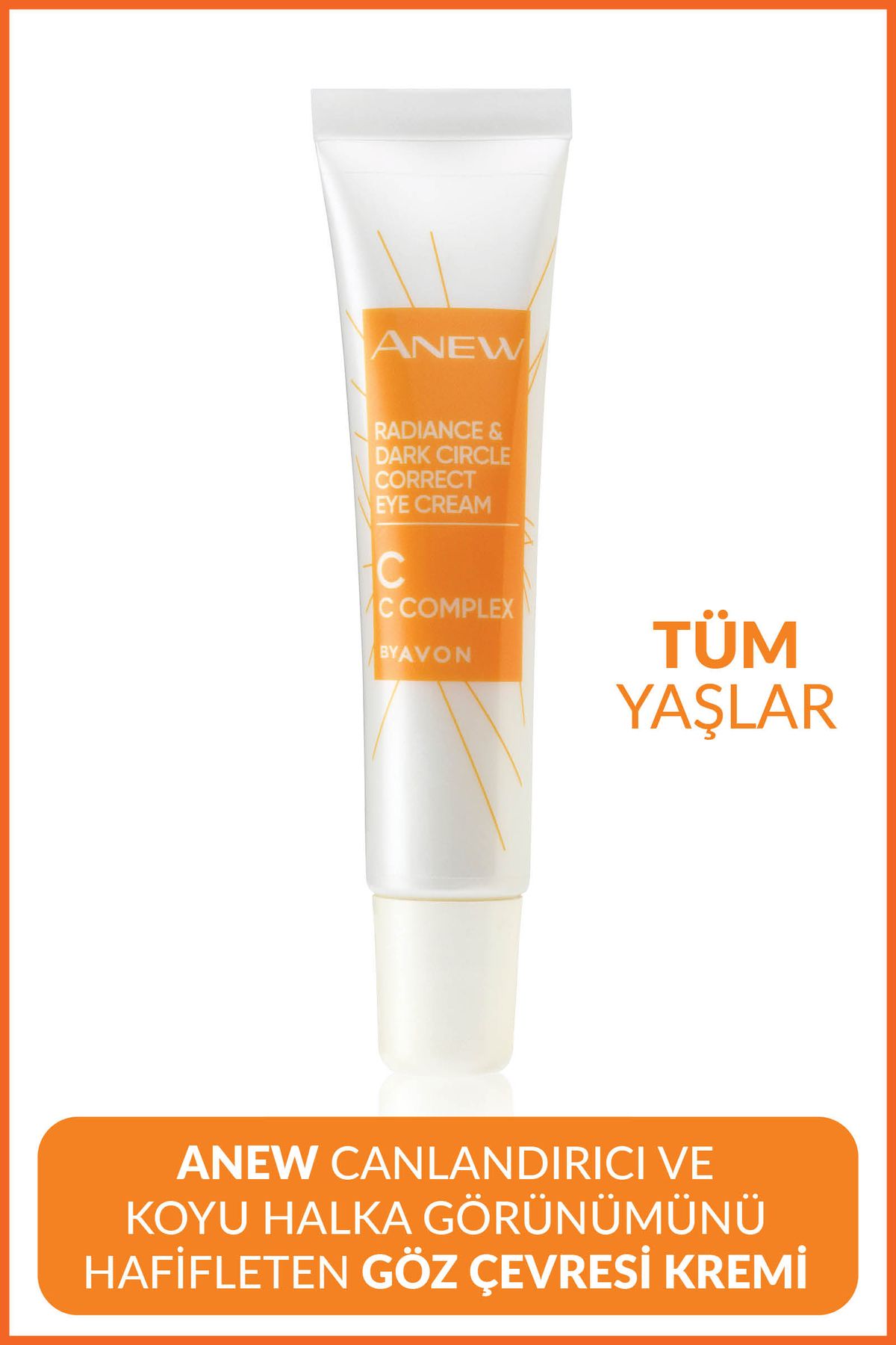 AVON-Anew Radiance Eye Cream for Dark Circles 15 Ml. Triple Set 3