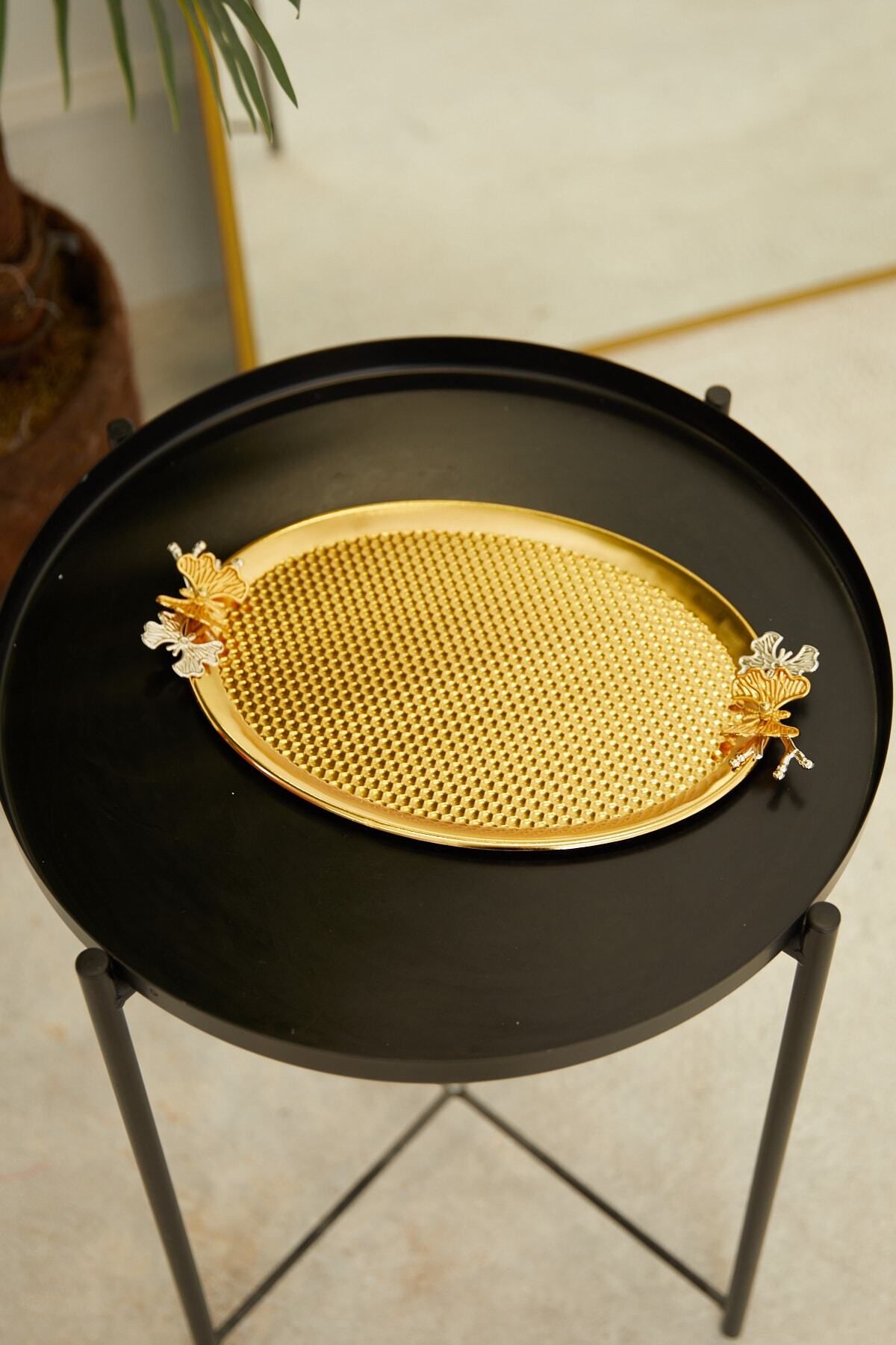 Gold coffee table tray best sale