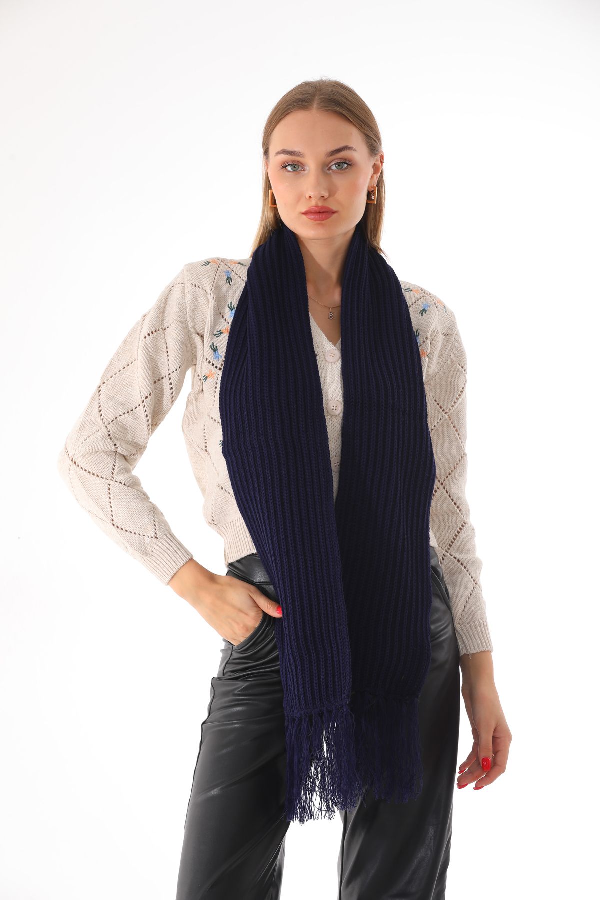 Navy scarf womens new arrivals