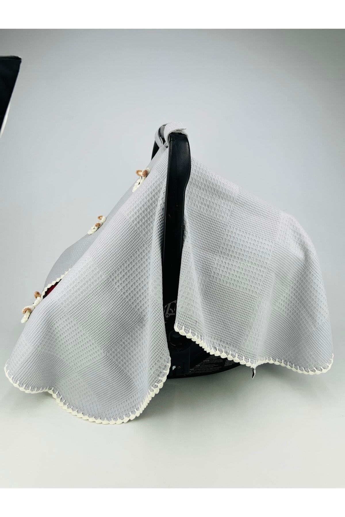 Atölye Eda Exclusive El Işi Kuzulu Pike Puset Örtüsü fotoğrafı 6 (önizleme)