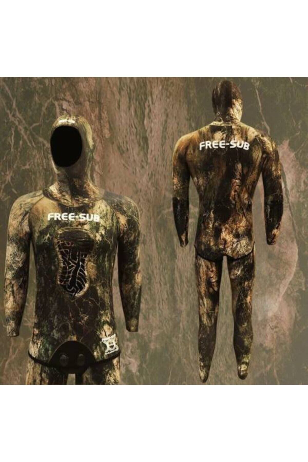 وت سوت لباس غواصی مردانه ساروس 7 میلی متر یاماموتو Free-Sub