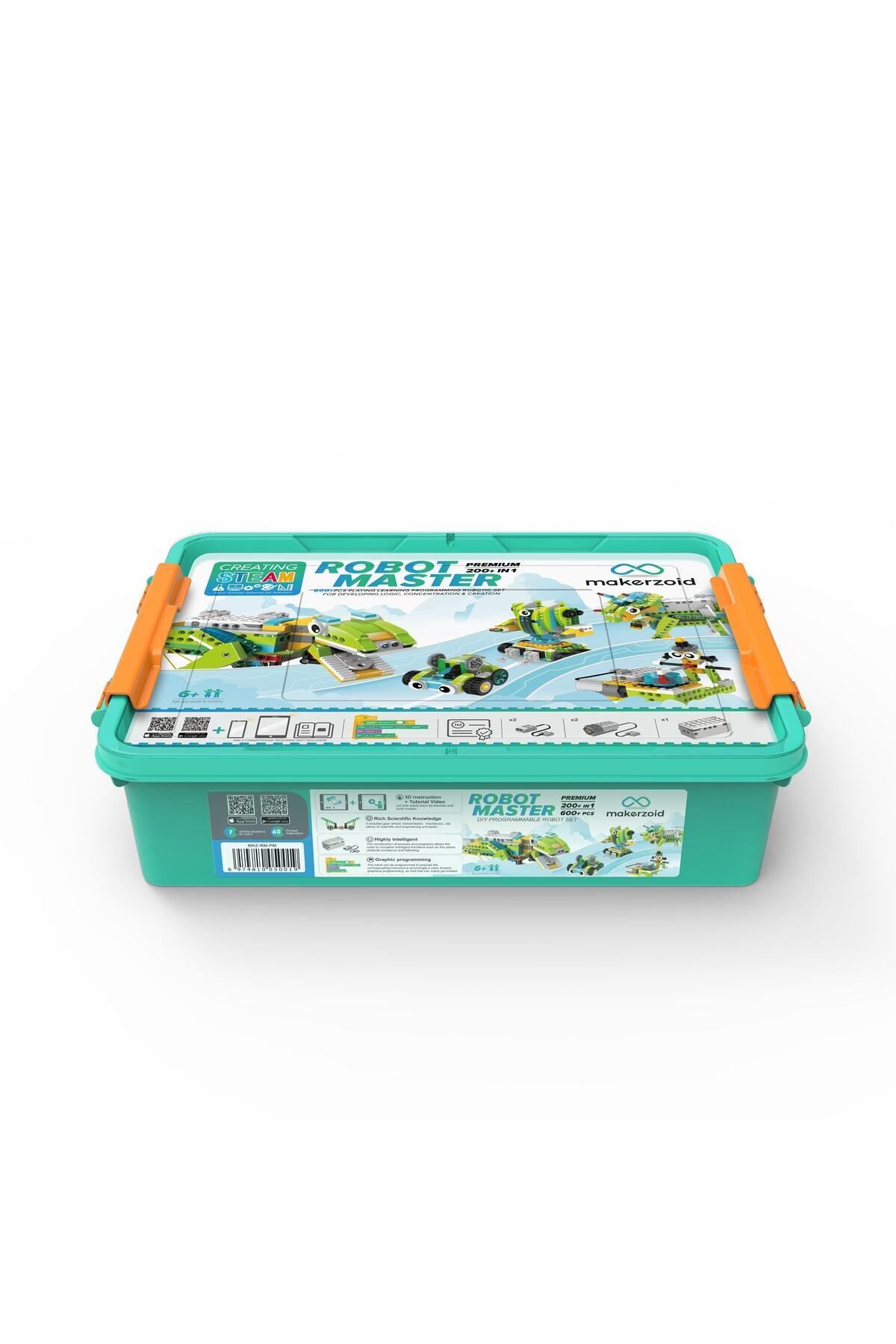 İz Atölye-Makerzoid, Robot Master Premium, Robotic Coding Set / 600 Pieces, 200 Different Robots 4