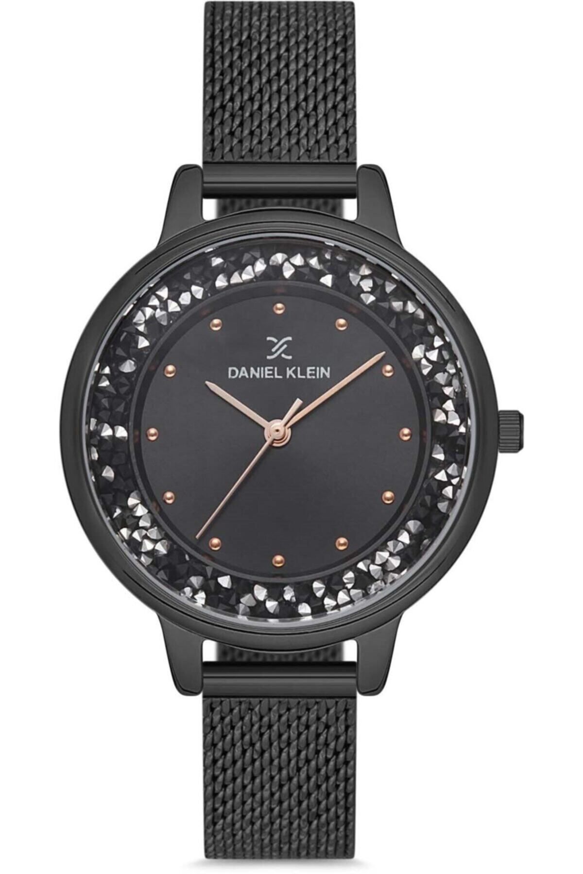 Daniel klein sales black analog watch