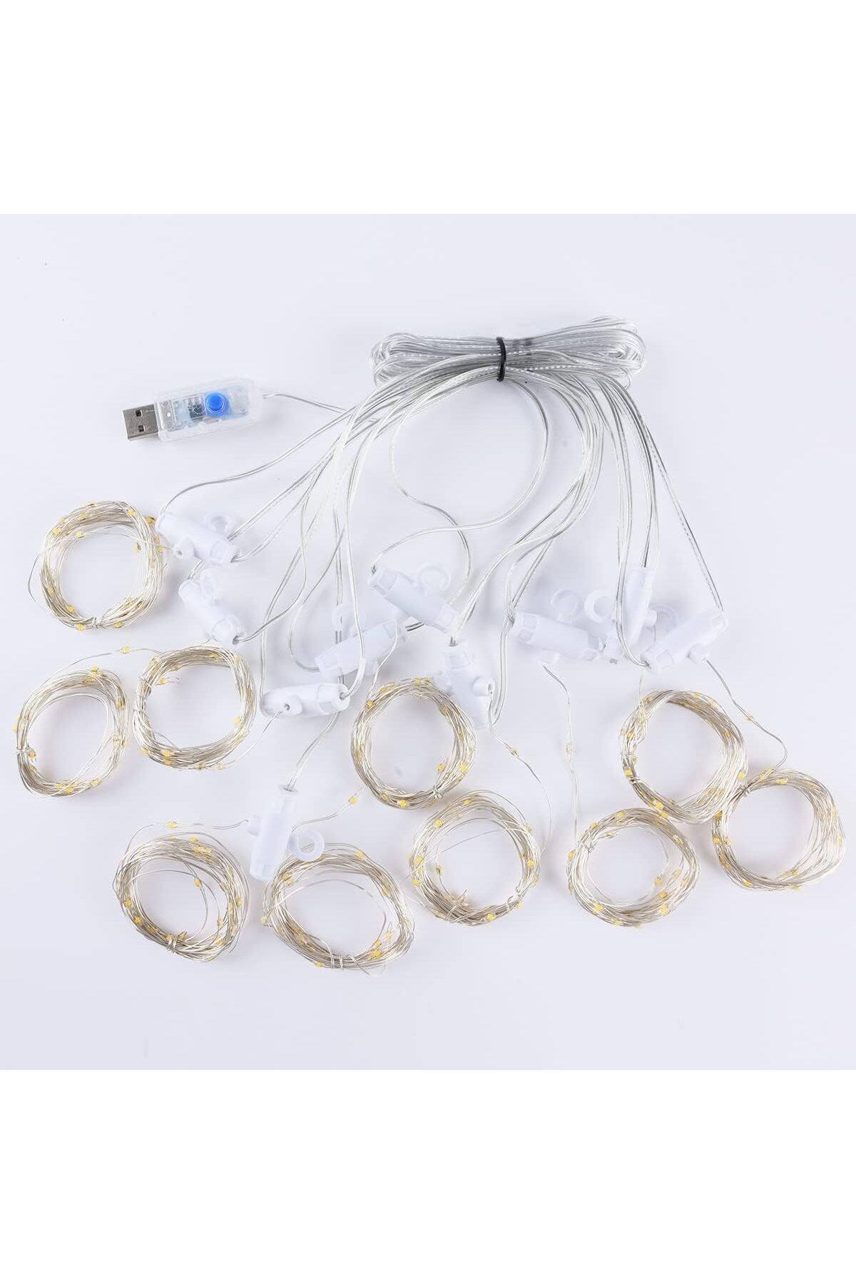 teknotrust Peri Led Perde Işıkları Usb Uzaktan Kumanda 8 Mod Işık ...
