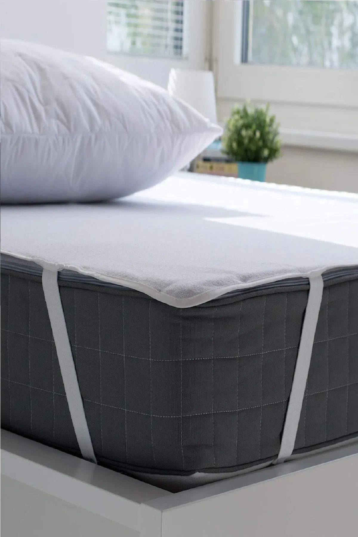 Divanev 70x120 Cm Husă De Pernă Saltele Din Bumbac Rezistente La Lichide Și Saltele Cu Huse De Pernă, Set - 70 x 120