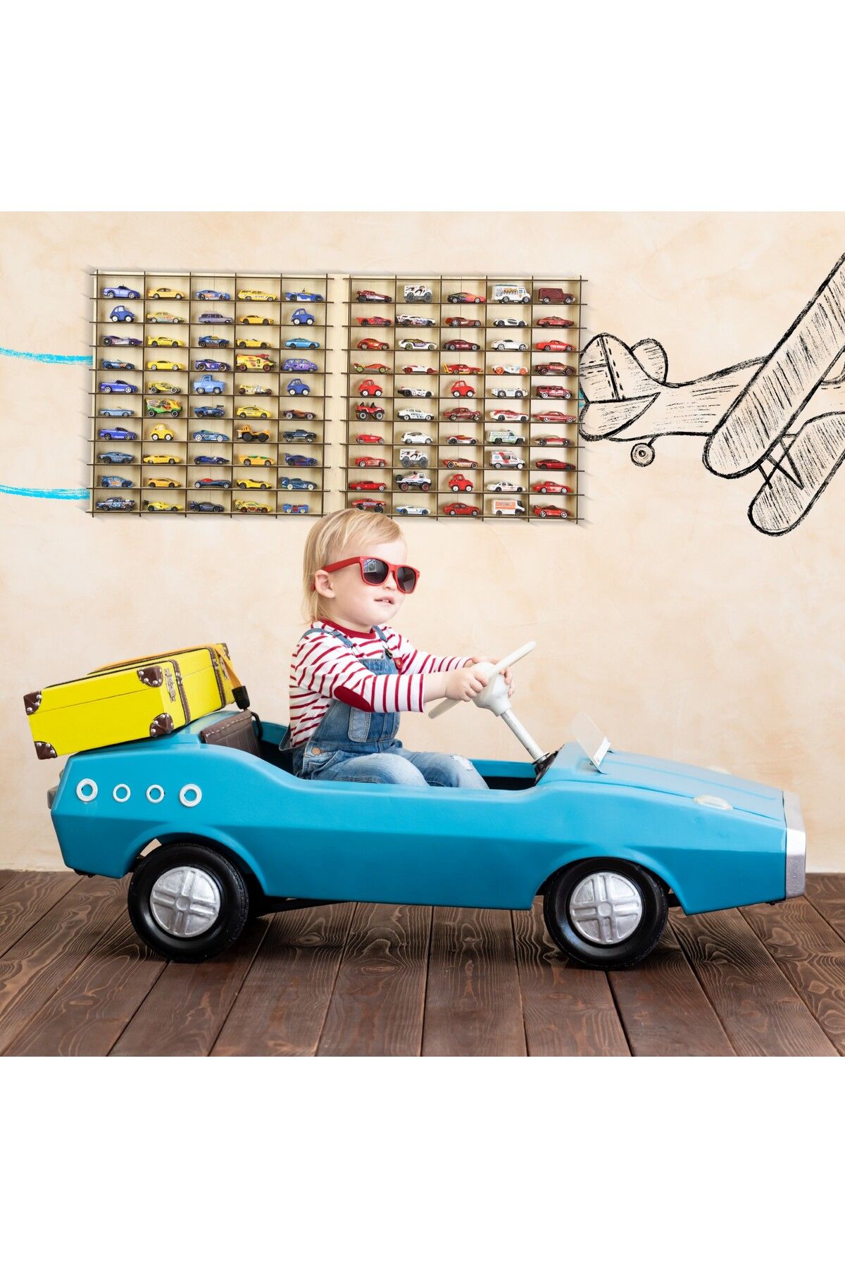 1/64 Hotwheels Matchbox Uyumlu Hobi Koleksiyon 100LÜ Set Model Oyuncak Araba Rafı