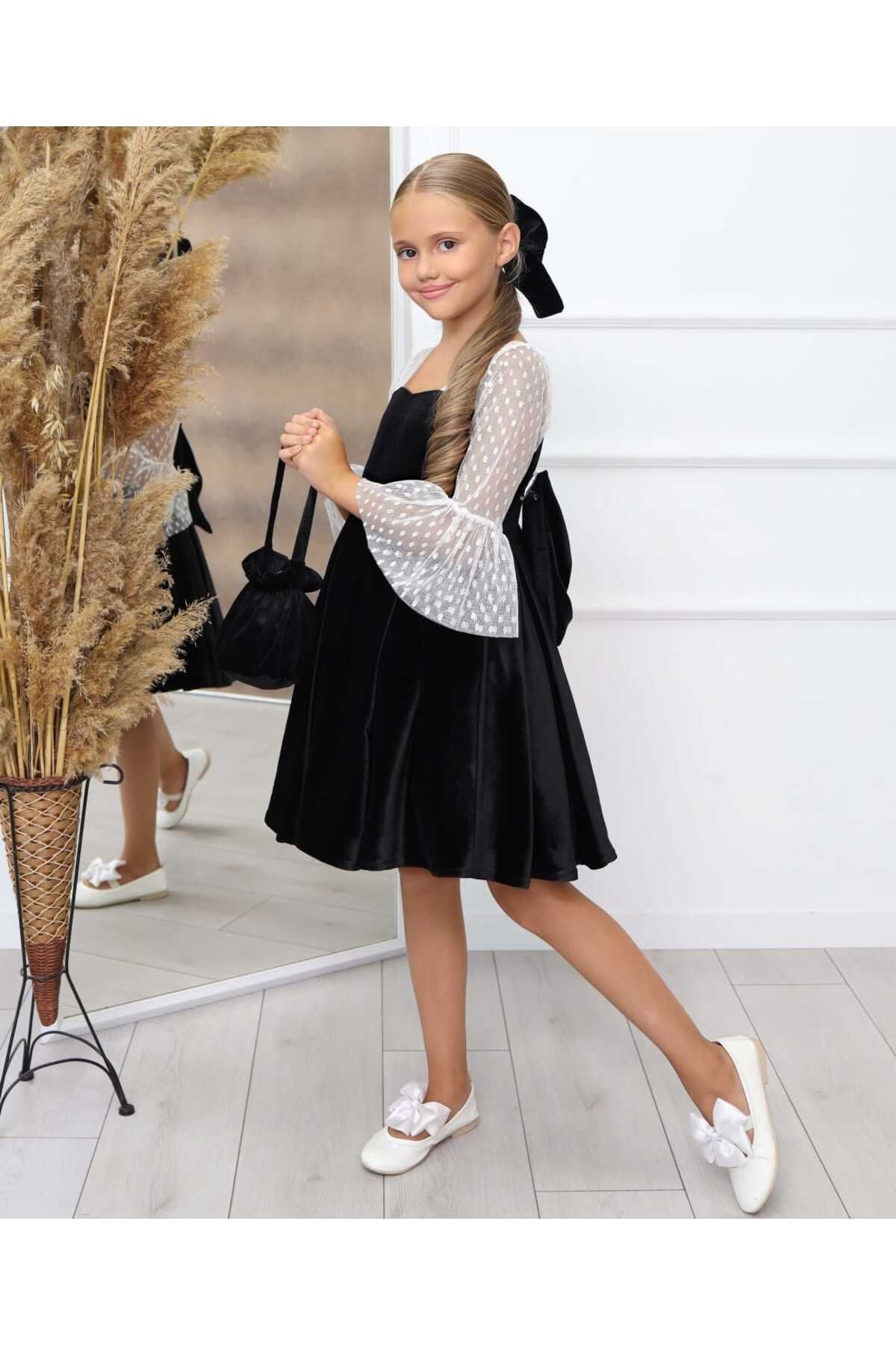 By Feyza Kids Collection ПЛАТЬЕ ДЛЯ ДЕВОЧКИ VELVET TYCCKMKZNN169568582415796