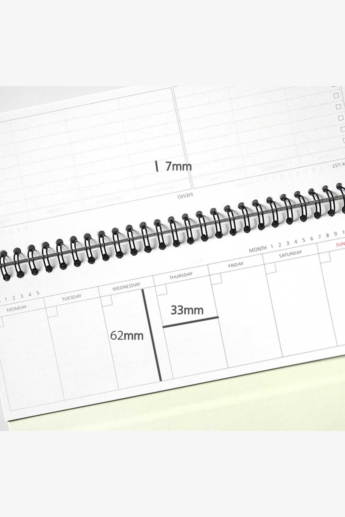 Copyrite-Weekly Undated Table Planner Weekly, Checklist, Memo Planner Notebook 5
