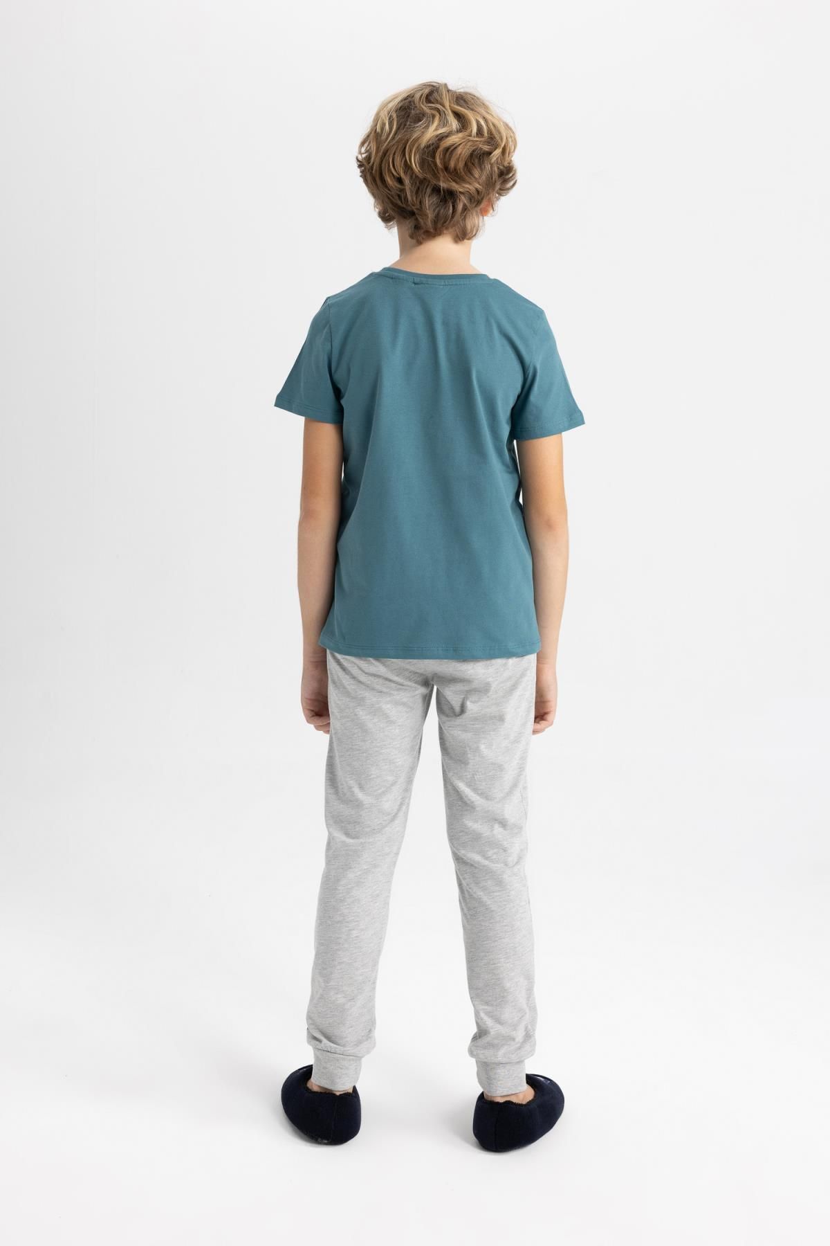 DeFacto-Avatar the Last Airbender Boys Pajamas Set - Short Sleeve, Top and Long Bottom B6215A824Sp 6