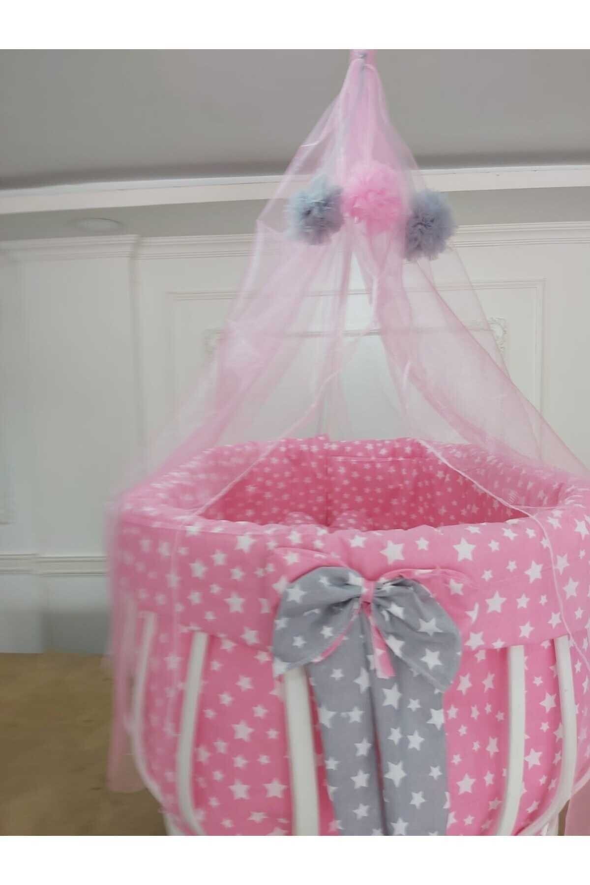 babyen1 Sepet Beşik Için (yatak&pembeli Yankoruma fotoğrafı 2 (önizleme)