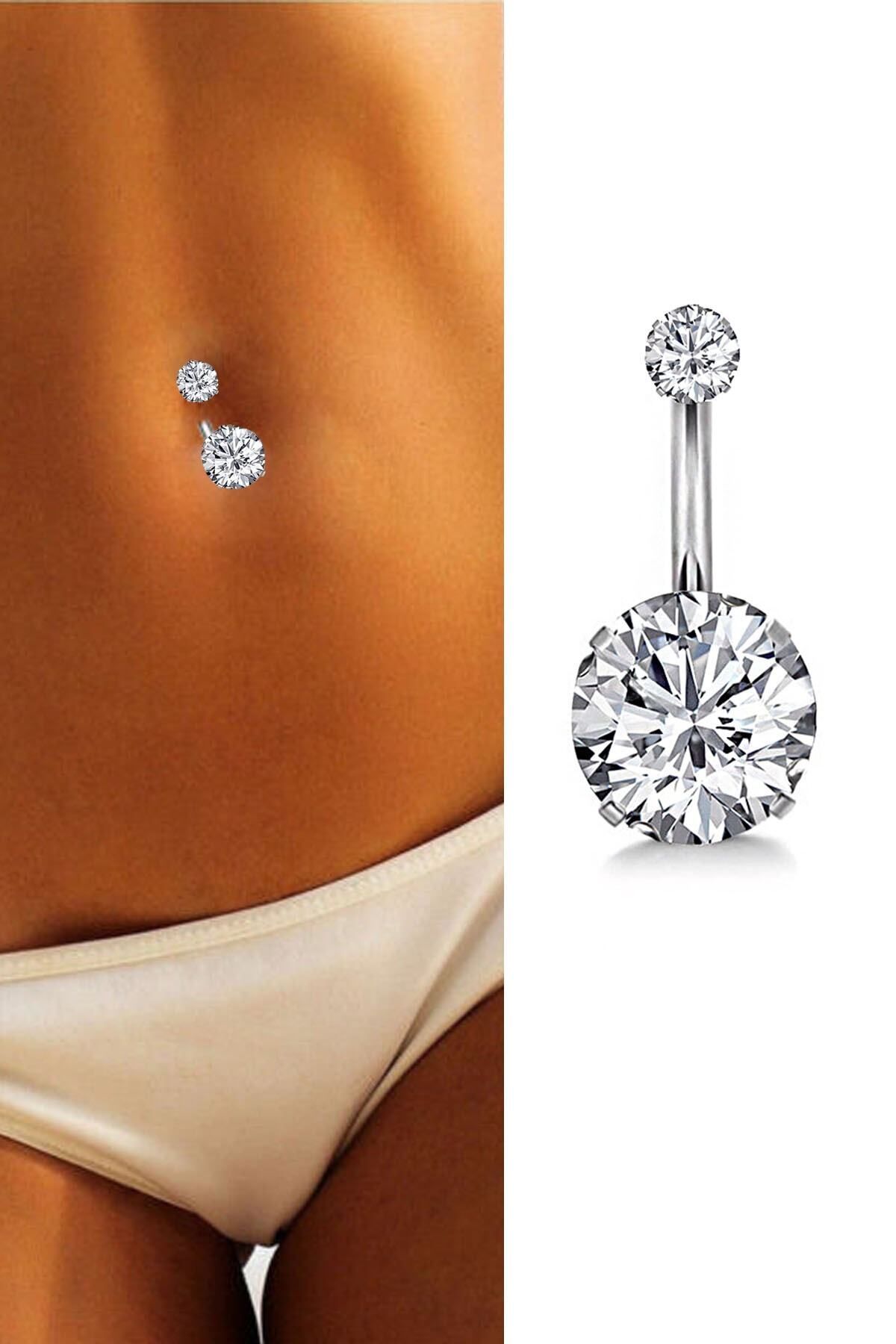 Titanium belly button hot sale piercing