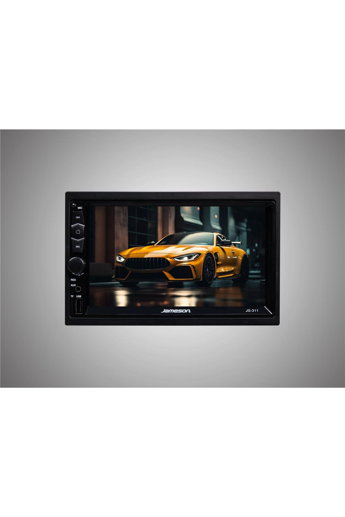 Jameson JS-311-7''USB-BT-FM-MP3-MP4-MP5-4X60W-MİRRORLİNK-KAMERALI