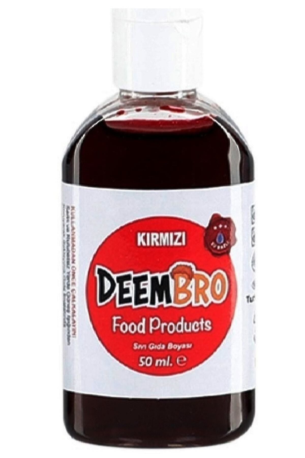 DEEMBRO-مجموعة ألوان طعام 5 قطع 5 ألوان 50 مل × 5 قطع إجمالي 250 مل ألوان طعام سائلة ألوان طعام سائلة 8