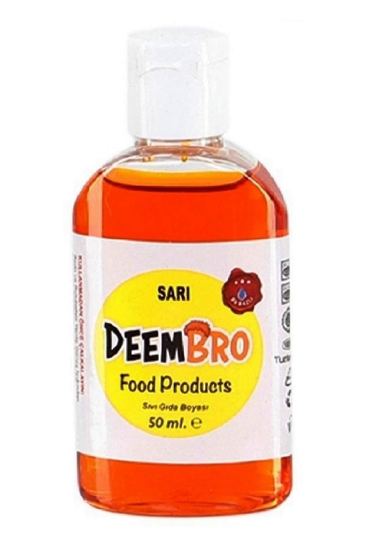 DEEMBRO-مجموعة ألوان طعام 5 قطع 5 ألوان 50 مل × 5 قطع إجمالي 250 مل ألوان طعام سائلة ألوان طعام سائلة 6