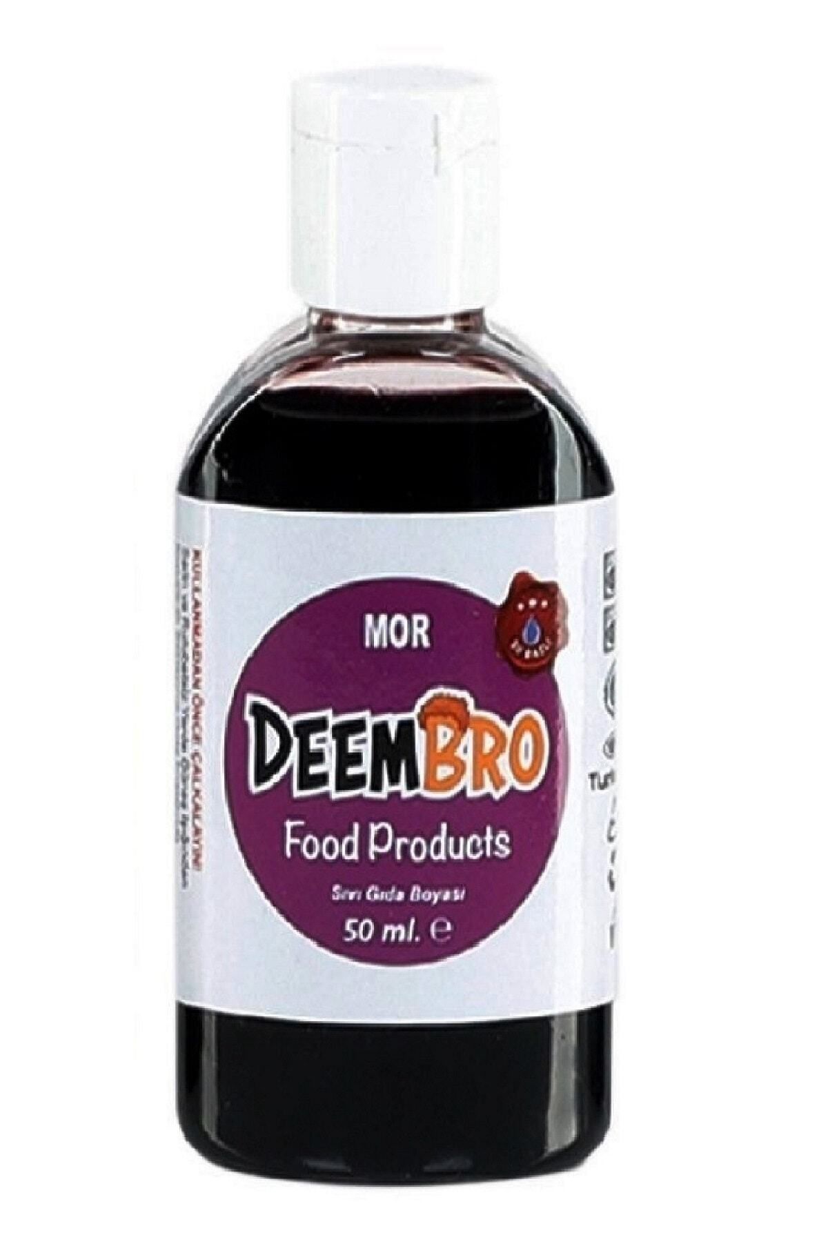 DEEMBRO-مجموعة ألوان طعام 5 قطع 5 ألوان 50 مل × 5 قطع إجمالي 250 مل ألوان طعام سائلة ألوان طعام سائلة 4