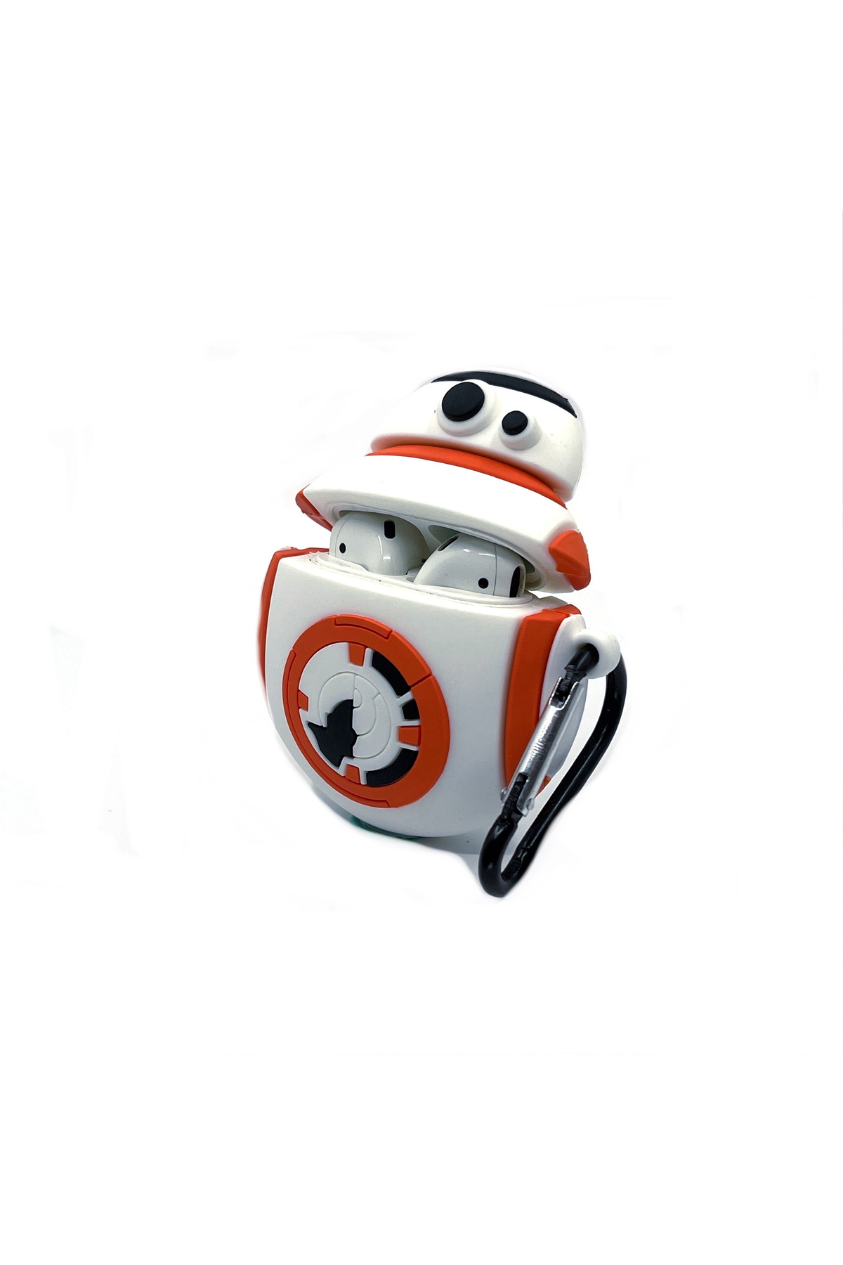 AirPods 1/2. Nesil Uyumlu  Yıldız Savaşları Robot BB8 Tasarımlı  Kılıf 3