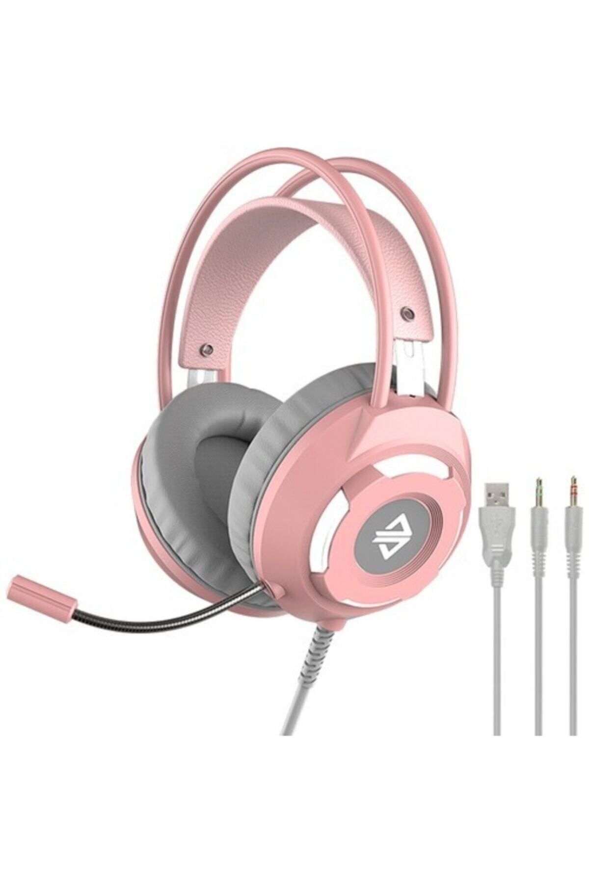 Ajazz-Gaming Keyboard, Mouse, Headphones Pink Set - 10.000 DPI RGB Mouse - 82 Keys Mechanical Keyboard 3