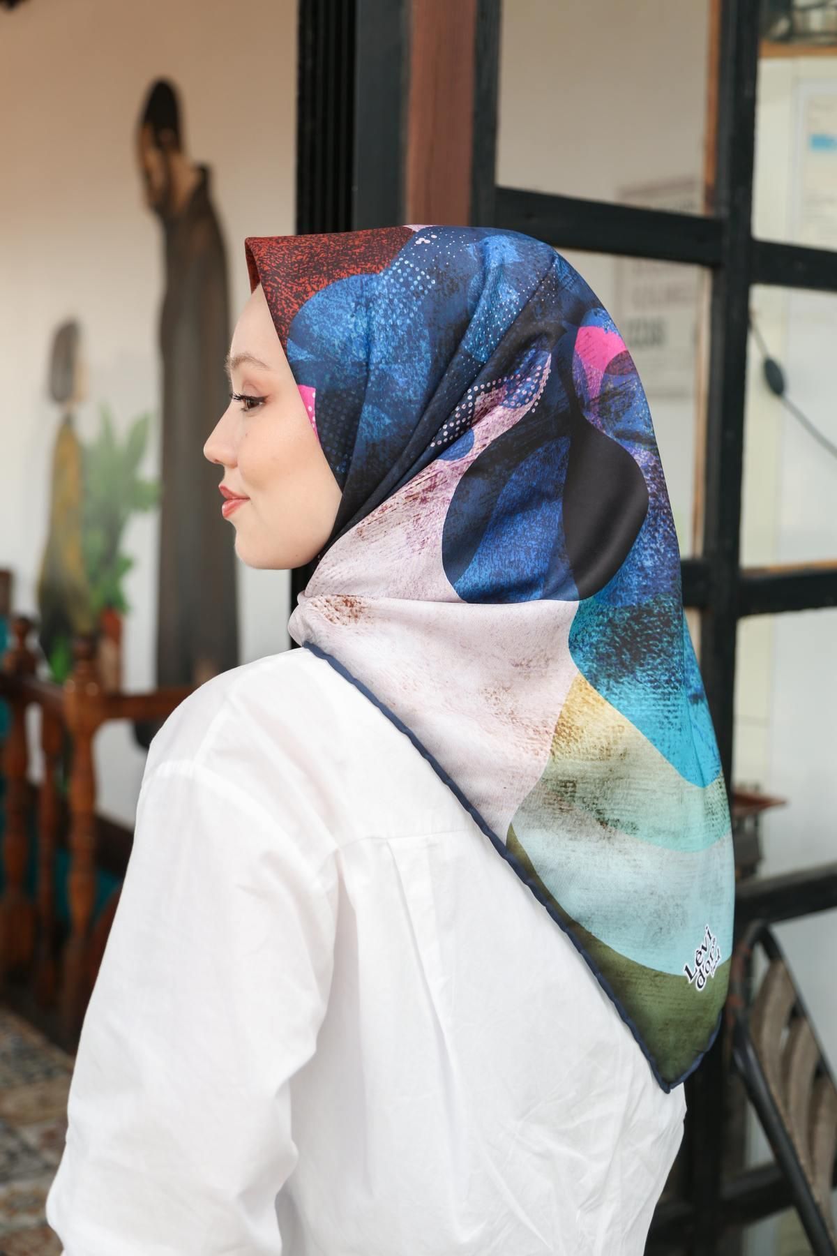 روسری چند رنگ Twill Trend LDT3132 254 Levidor