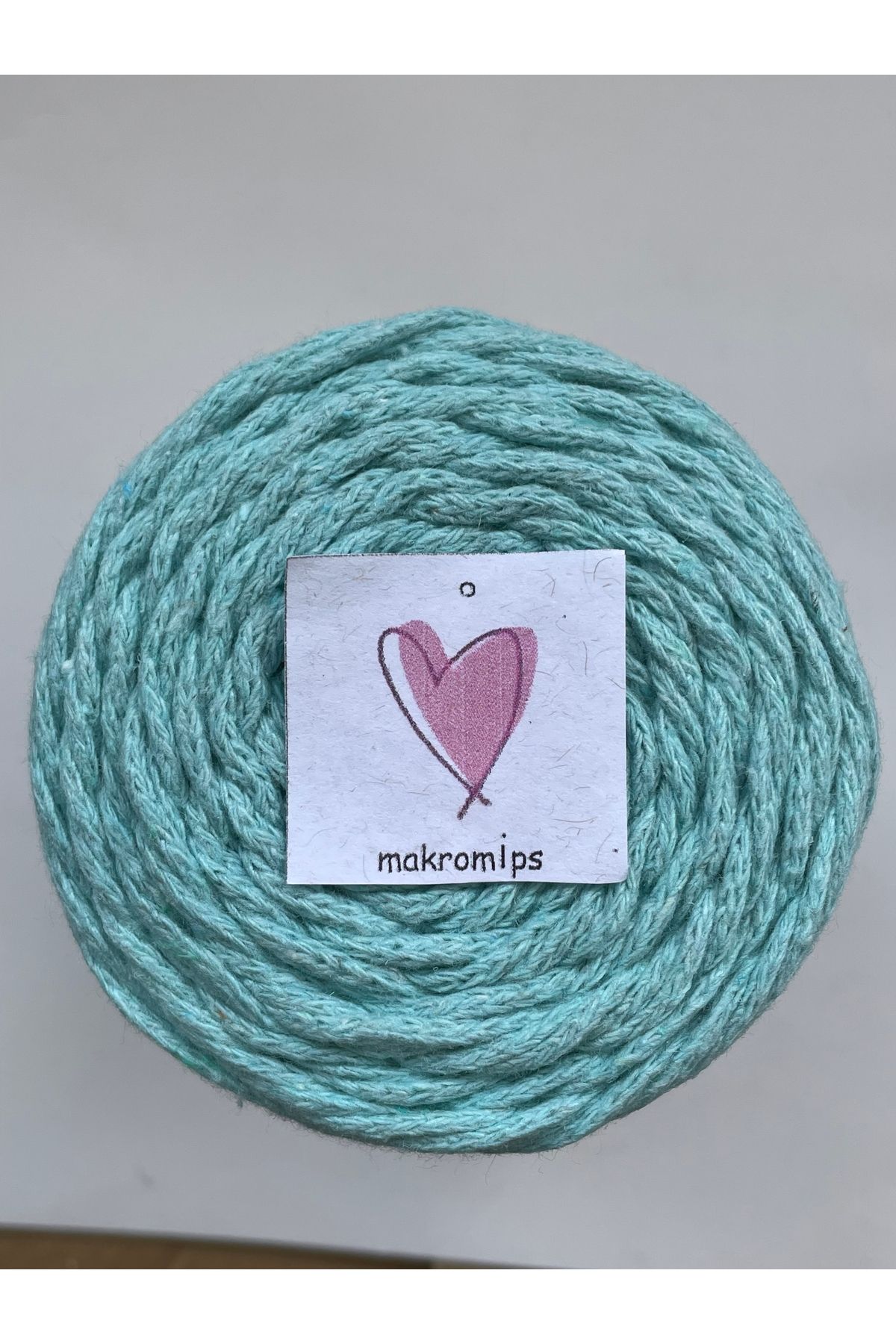 Makromİps-MACROME STRING (250gr-185m-2mm) PREMIUM COTTON COTTON ROUND HOBBY BAG STRING STRING 3