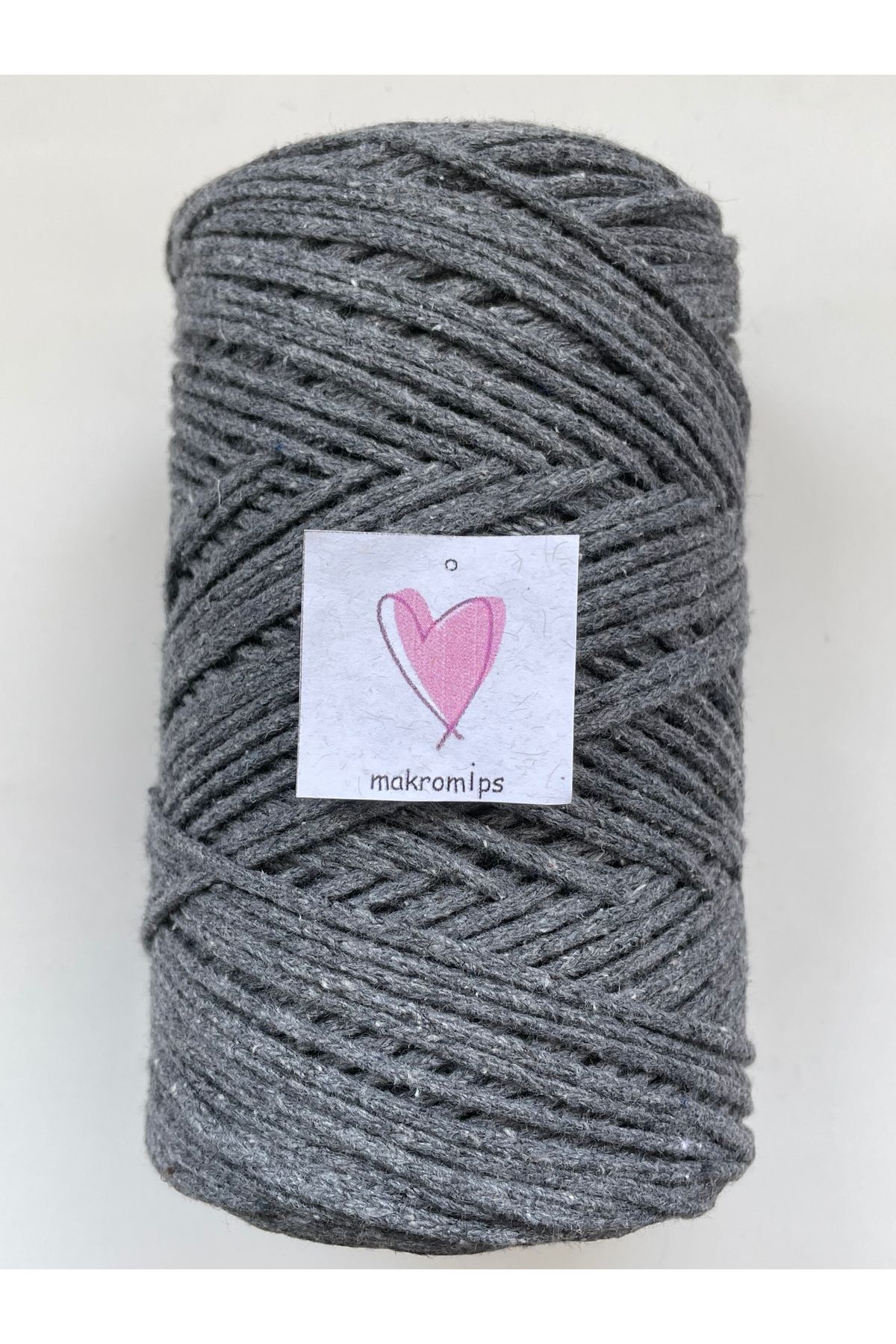 Makromİps-MACROME STRING (250gr-185m-2mm) PREMIUM COTTON COTTON ROUND HOBBY BAG STRING STRING 1