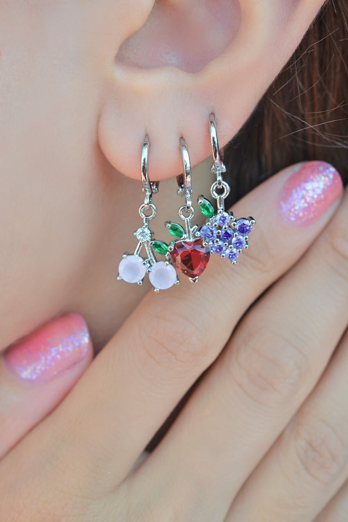 Triple earring hotsell set