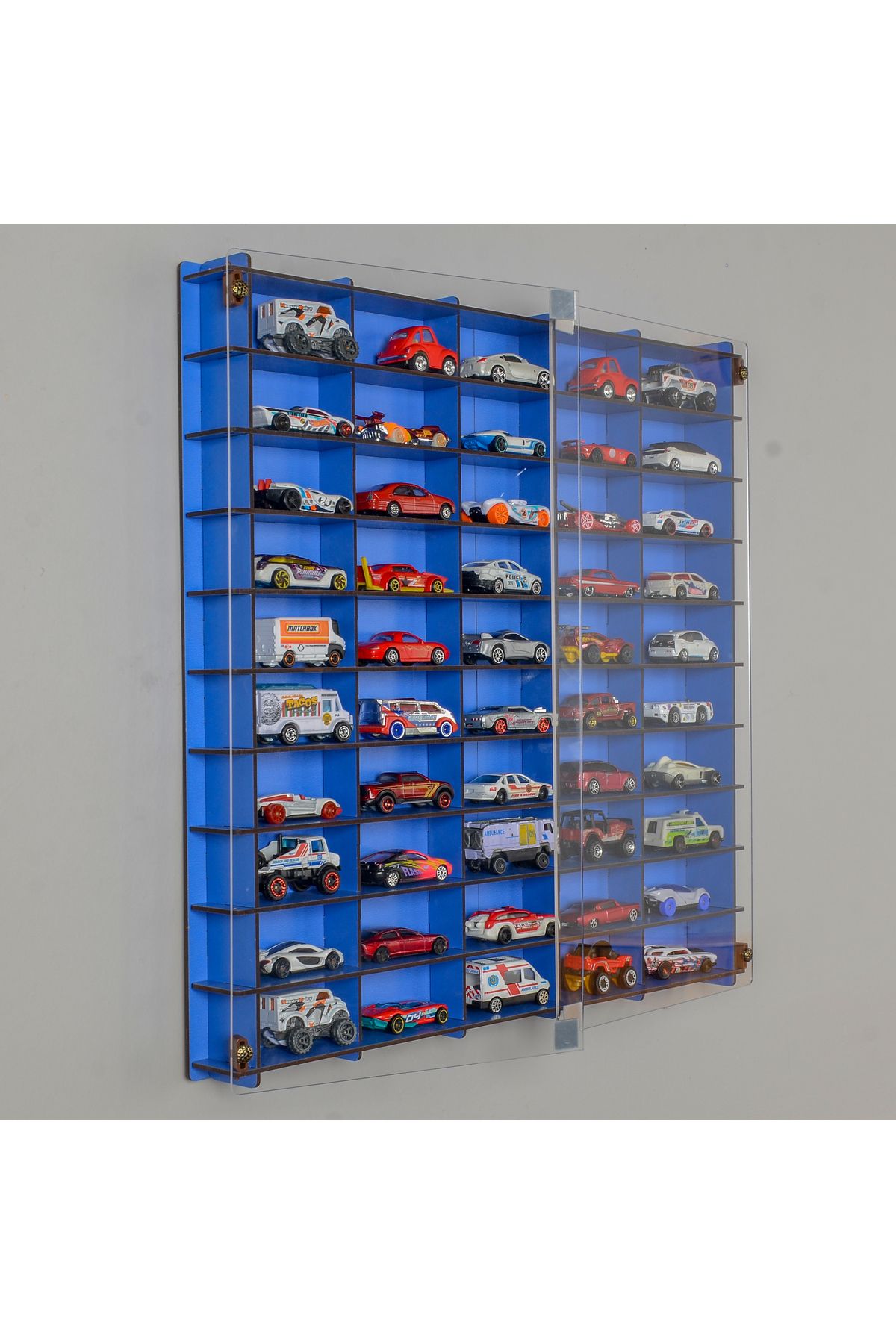 Pleksi Kapak 1/64 Hotwheels Matchbox Oyuncak Hobi Koleksiyon Model,Akrilik Kapaklı Araba Rafı