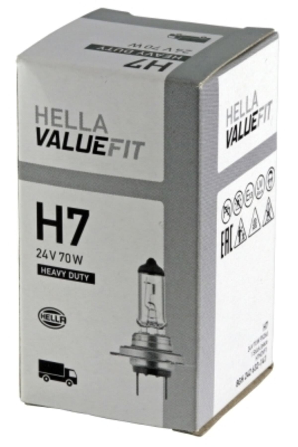 Hella 8gh242632-141 Far Ampulu Ve Sis H7 -halojen 24v 70w H7- Pk22s Daf Irısbus Iveco Man Mercedes-b