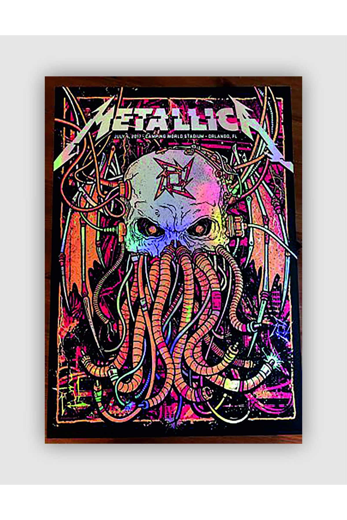 Metallıca Punk Rock Metal Wall Poster - Thick Paper - Frameless