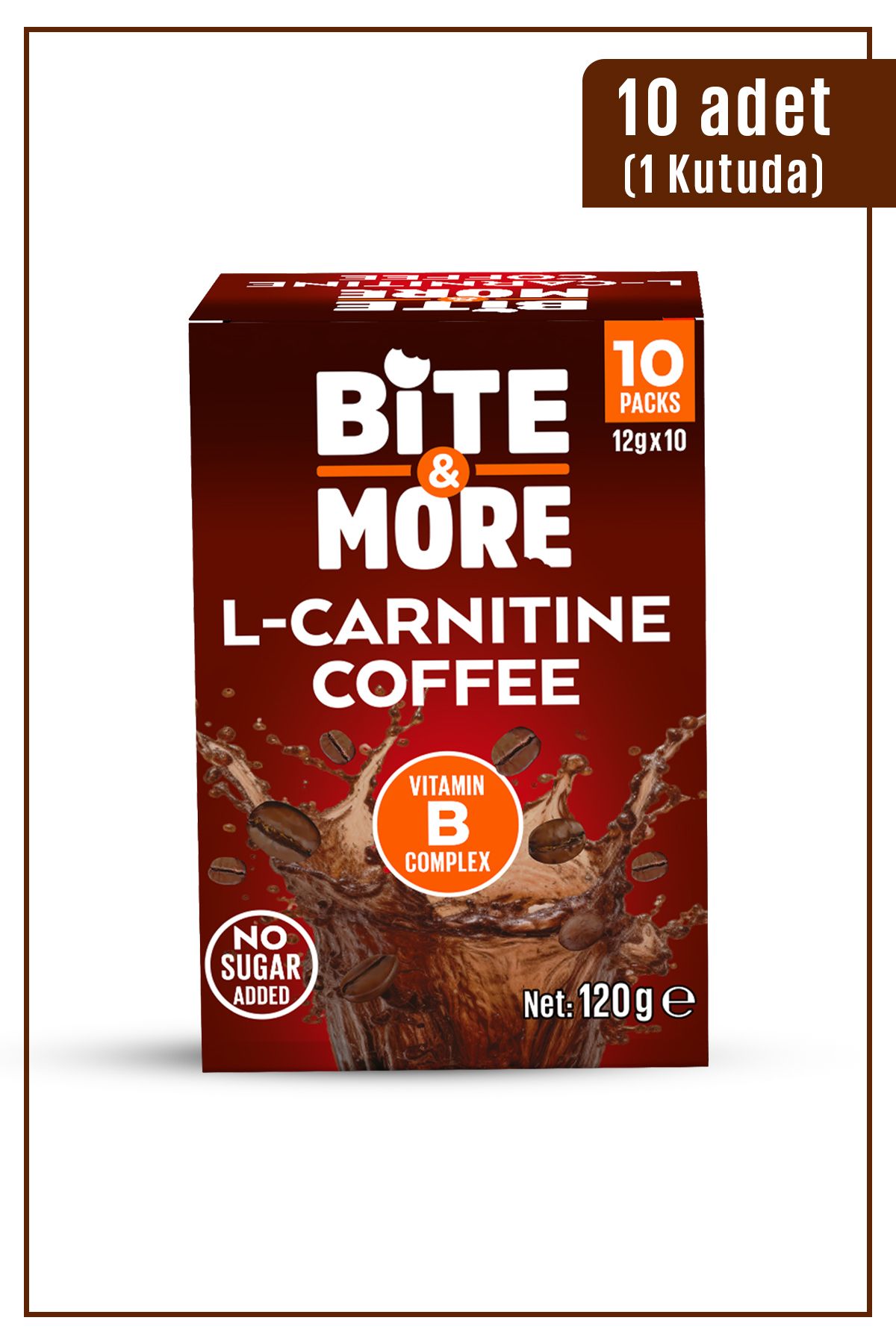 bite & more Bite & More L-carnitine Coffee 12 gram X 10 Adet (L-KARNİTİN KAHVE)