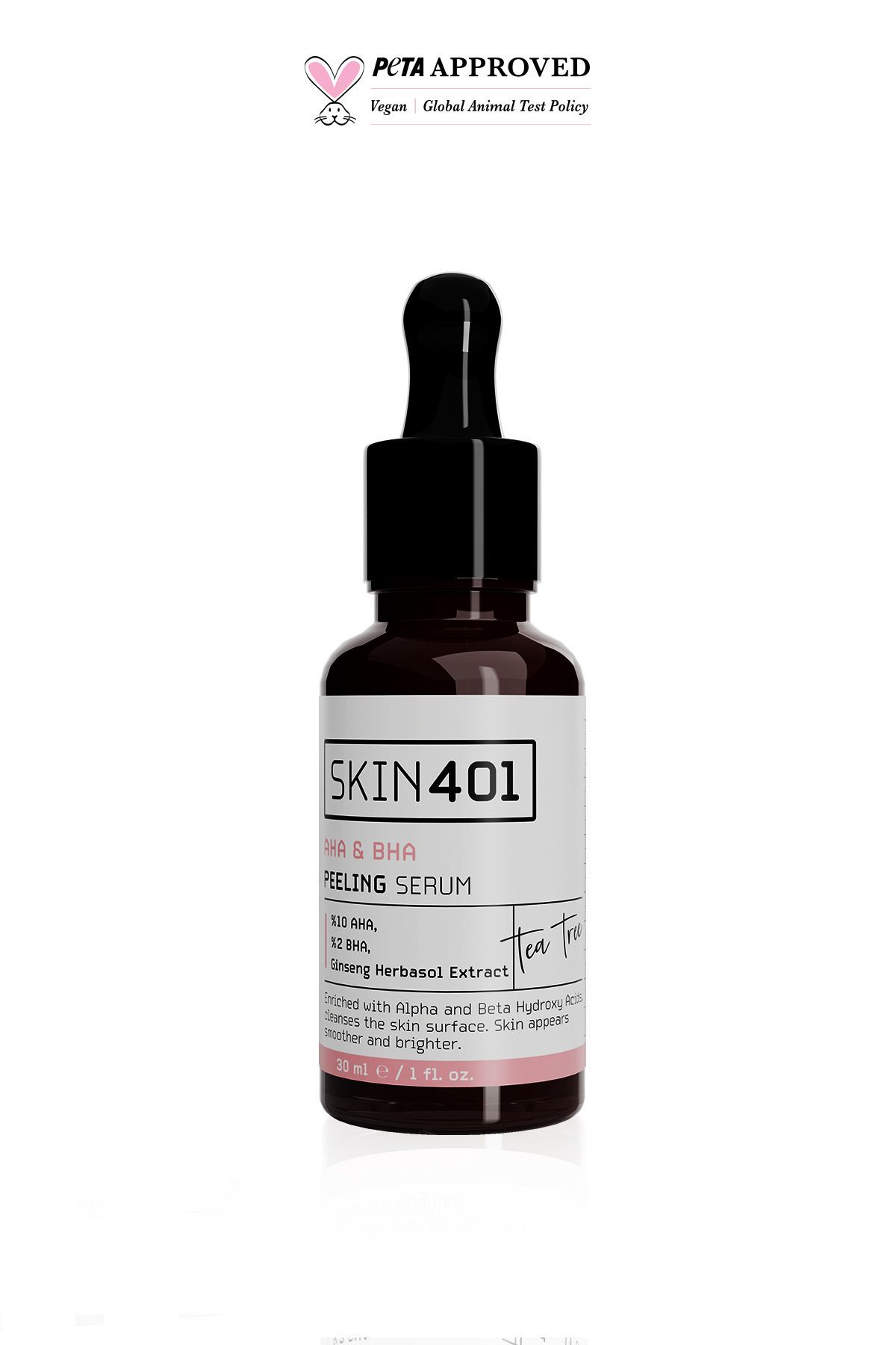 سرم لایه‌بردار صورت Aha 10% Bha 2% Revitalizing Skin Tone 30ml Skin401