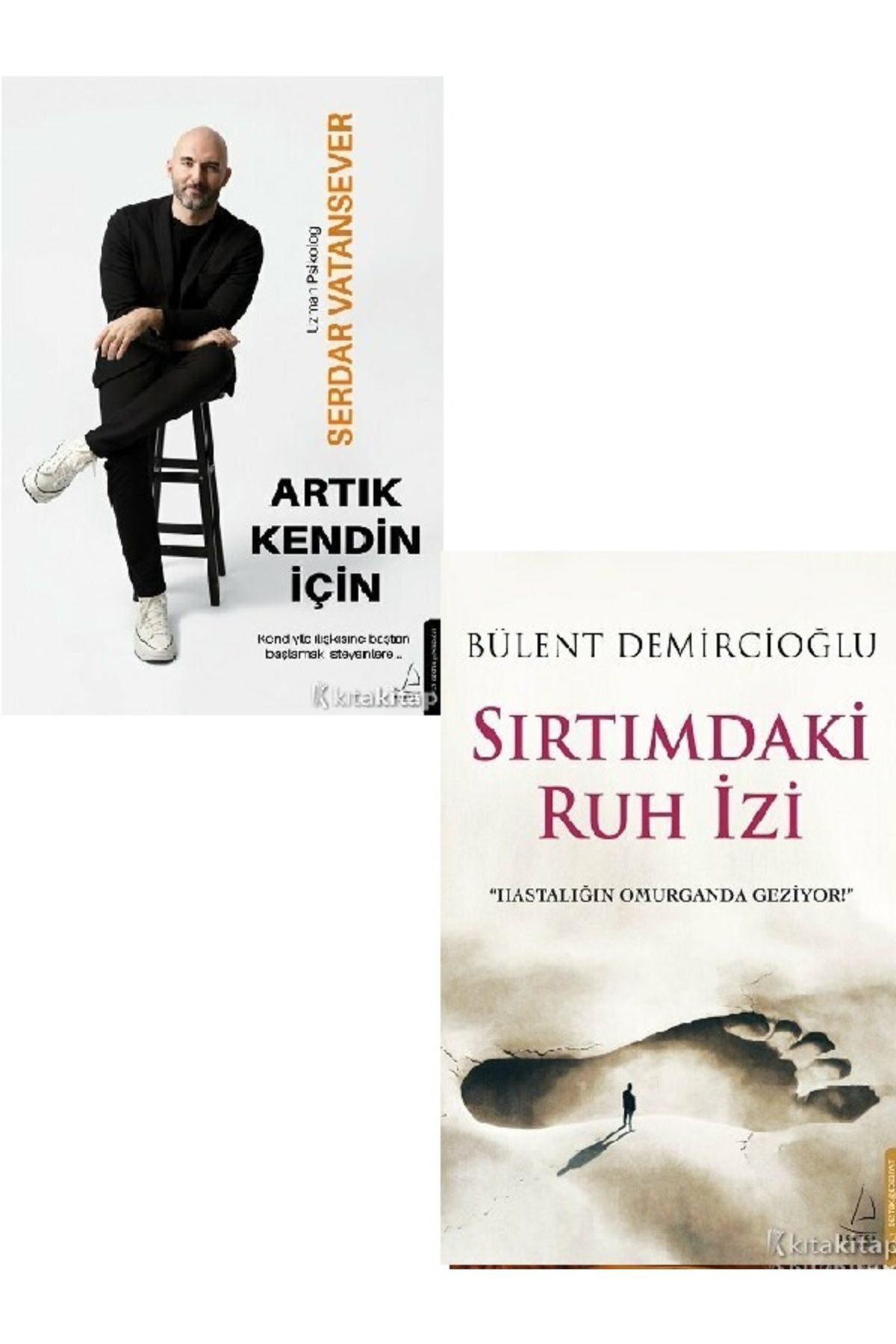 Destek Yayınları Artık Kendin İçin - Sırtımdaki Ruh İzi - Bülent Demircioğlu - Serdar Vatansever 2 KİTAP SET SRDRBLNT12ST