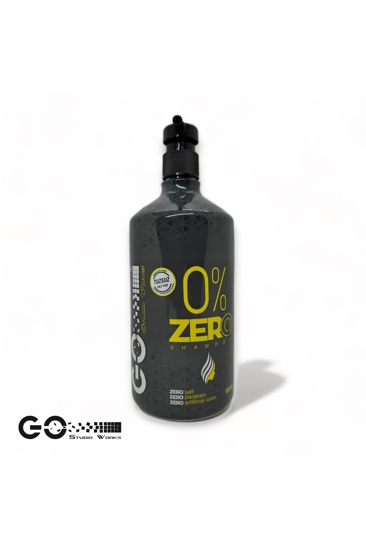 Go Studio Works-"Zero" 1000 Ml Salt-Free Shampoo - Classic Colorless/Clear 3