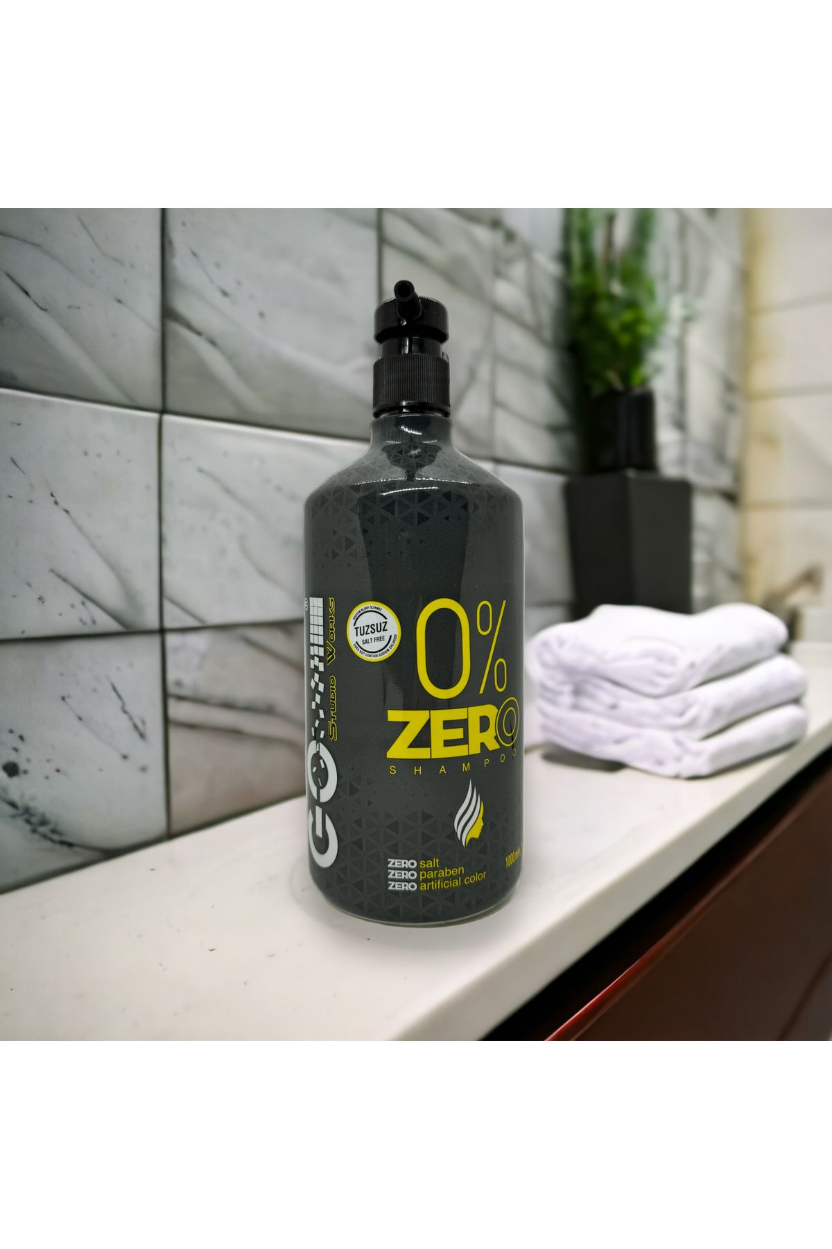 Go Studio Works-"Zero" 1000 Ml Salt-Free Shampoo - Classic Colorless/Clear 5