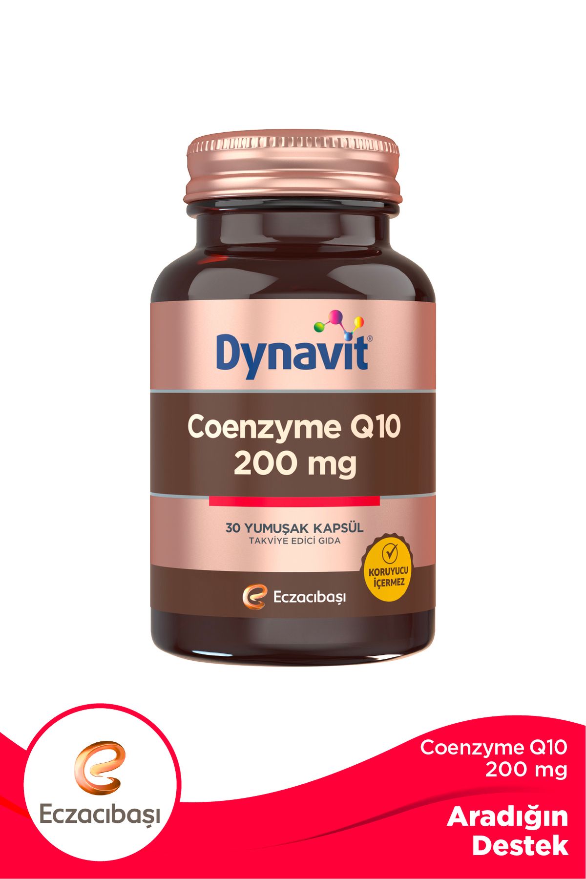 Dynavit Coenzyme Q10 200 Mg 30 Yumuşak Kapsül 200 mg 30Kapsül
