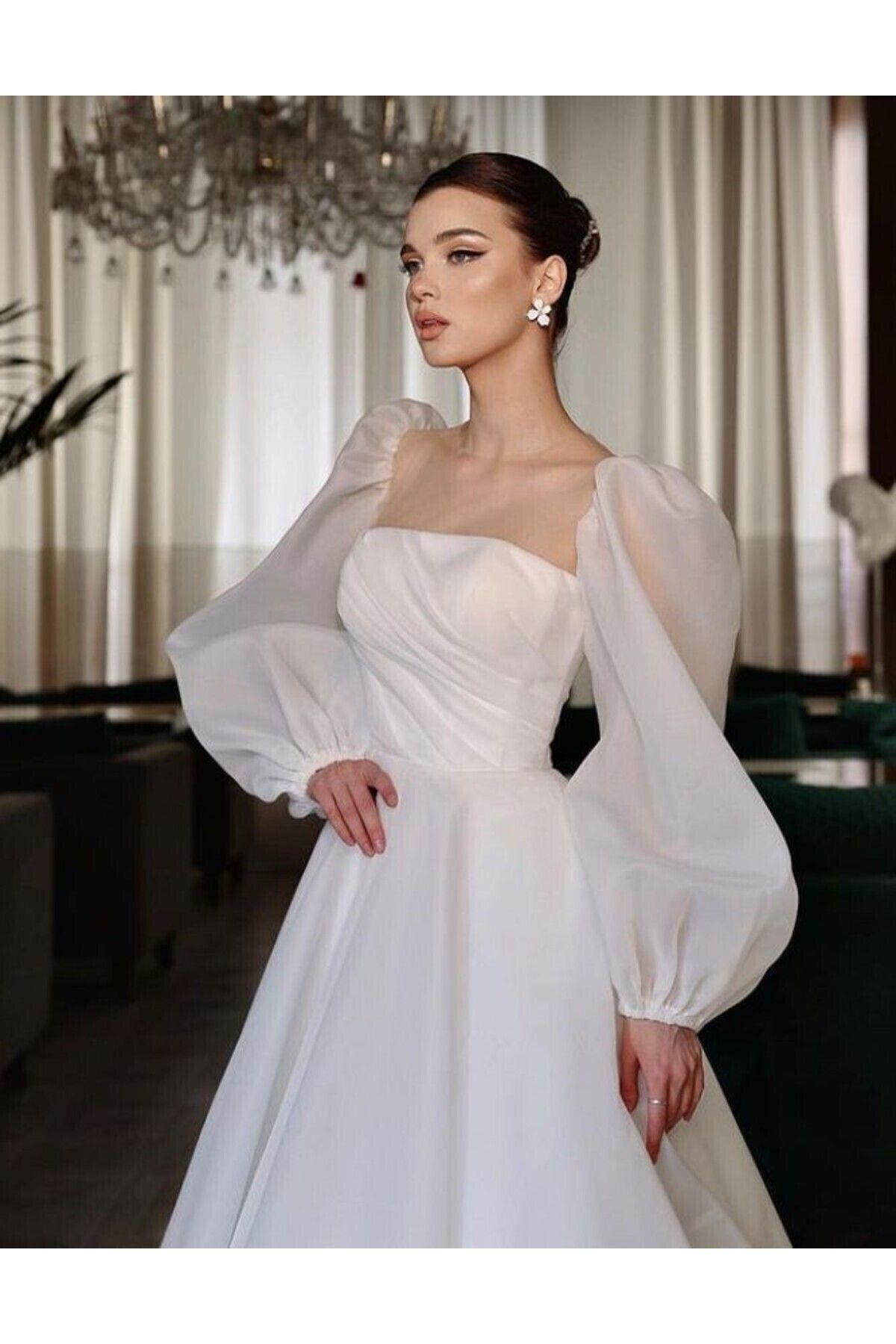robe de mariée helen avec manches ballon
